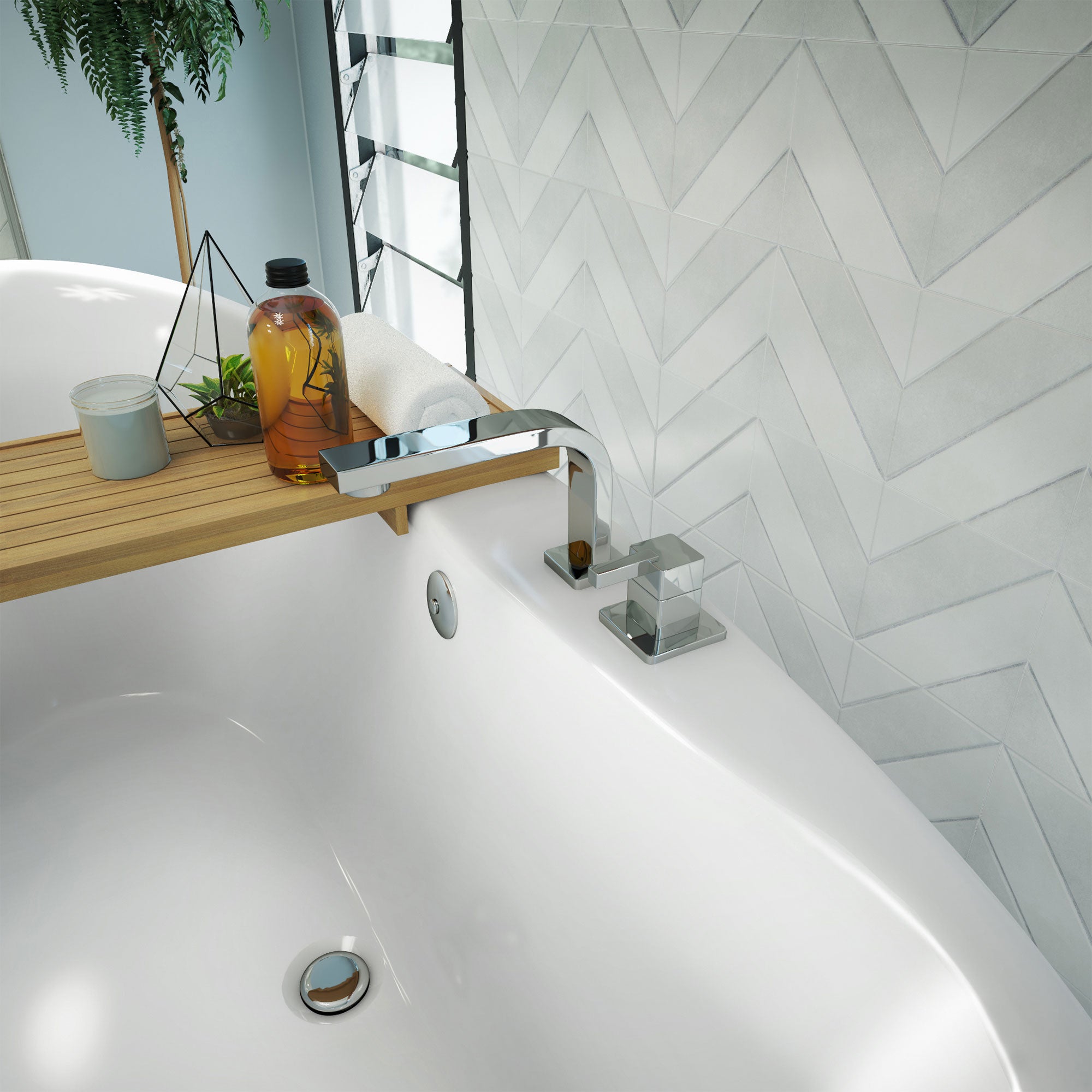 DreamLine Montego 66 in. L x 27 in. H Bathtub