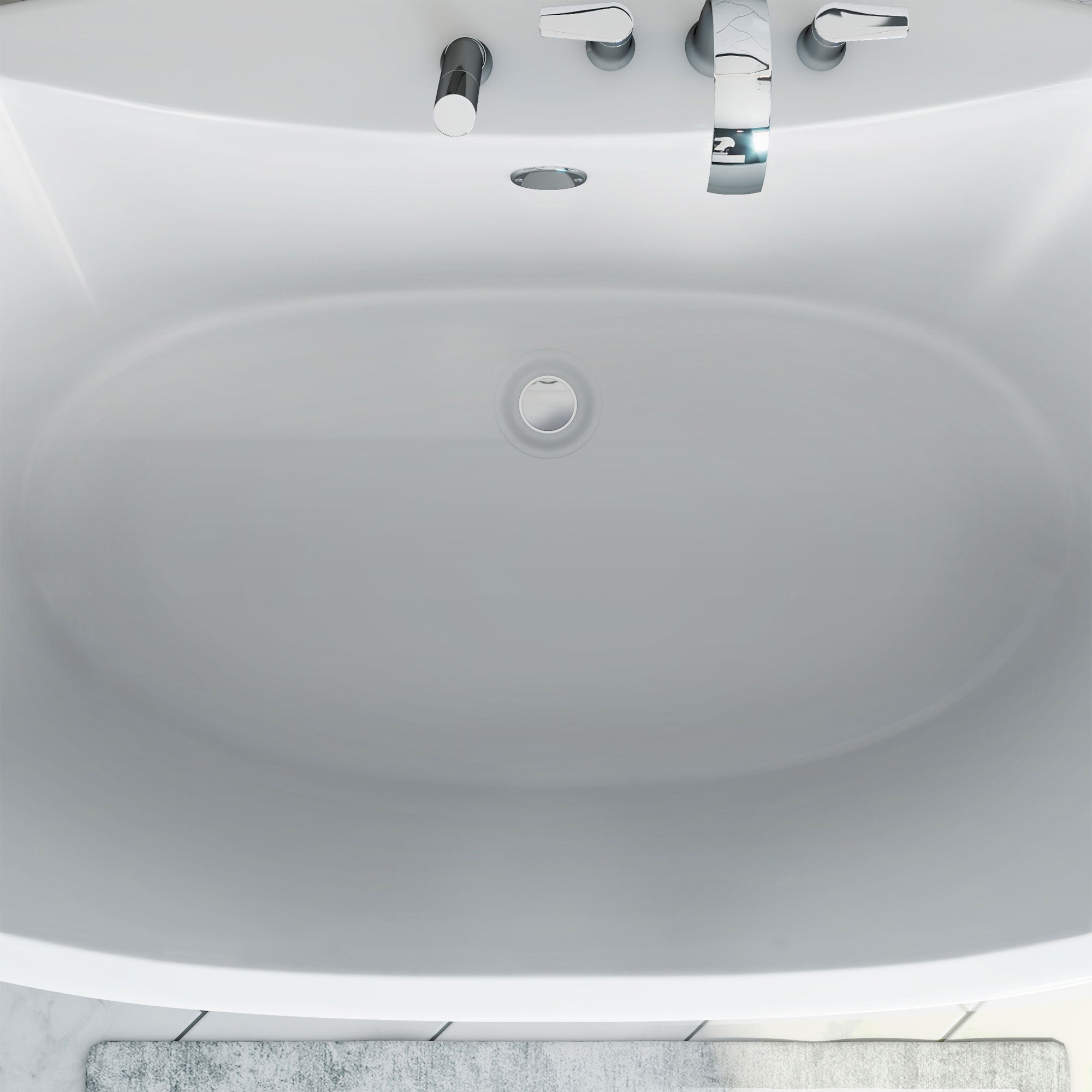 DreamLine Montego 60 in. L x 27 in. H Bathtub
