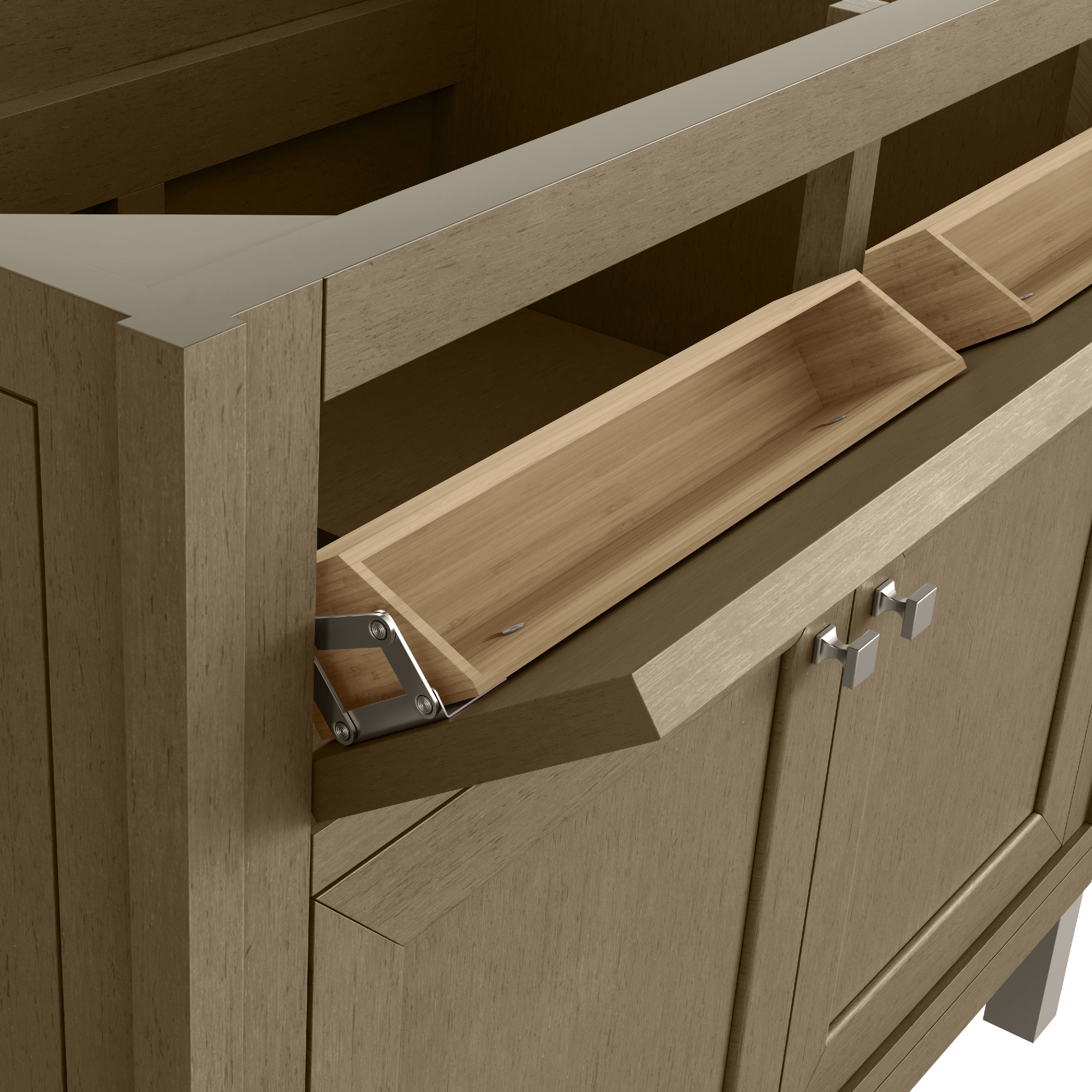 James Martin Chicago 36" Single Vanity in Walnut Whisper with 3cm Countertop