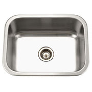 Houzer Medallion  23 inch Stainless Steel Undermount 9 inch Deep Single Bowl Kitchen Sink - MS-2309