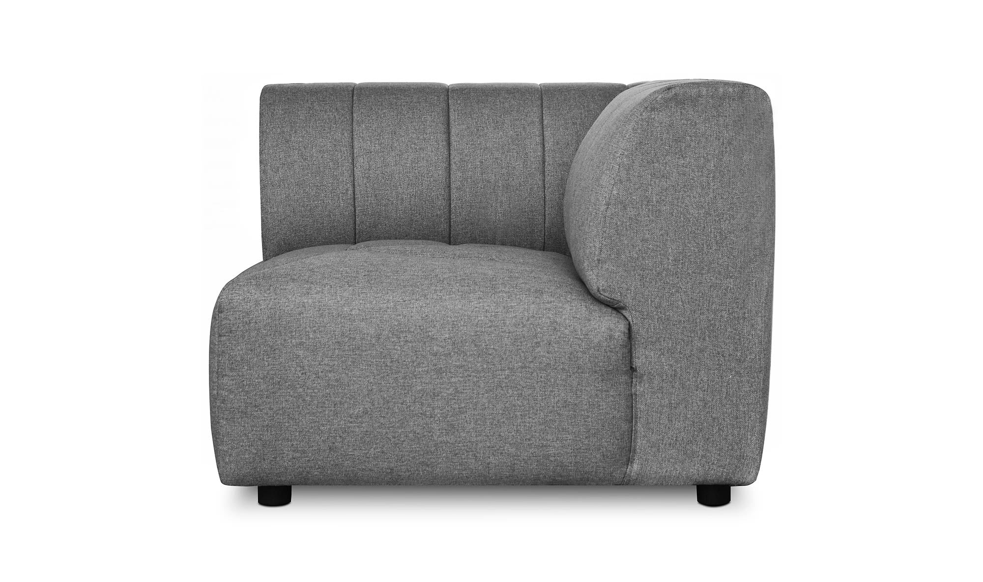 Moes Lyric Corner Chair Grey MT-1025
