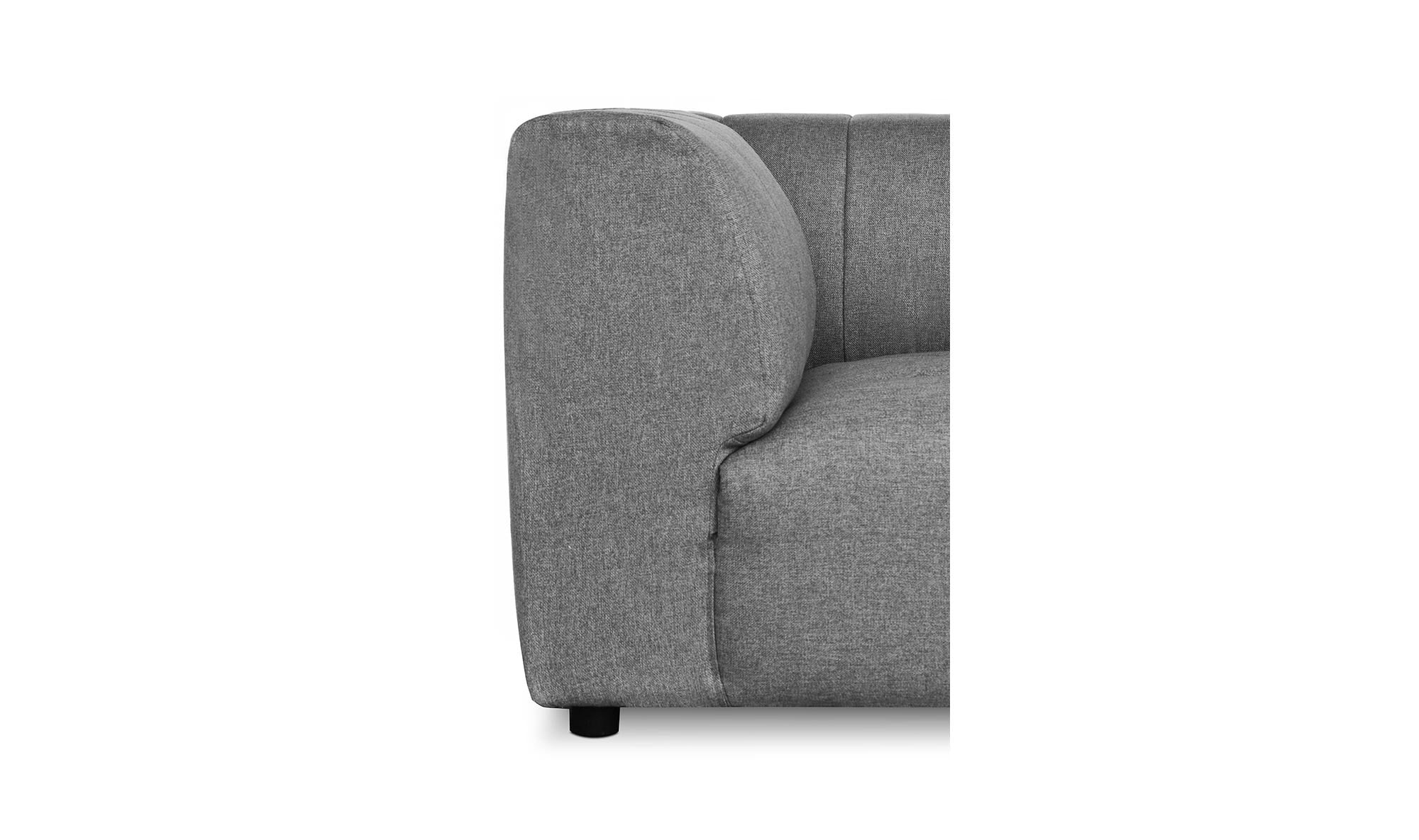 Moes Lyric Corner Chair Grey MT-1025