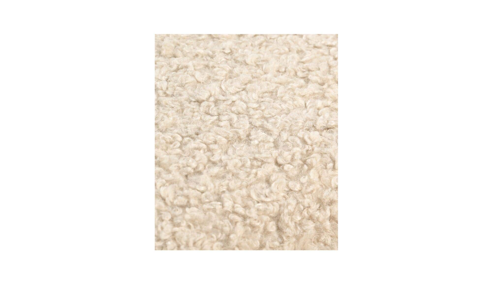 Moes Serge Ottoman Faux Shearling MU-1006