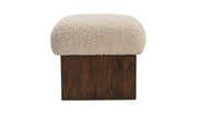 Moes Serge Ottoman Faux Shearling MU-1006