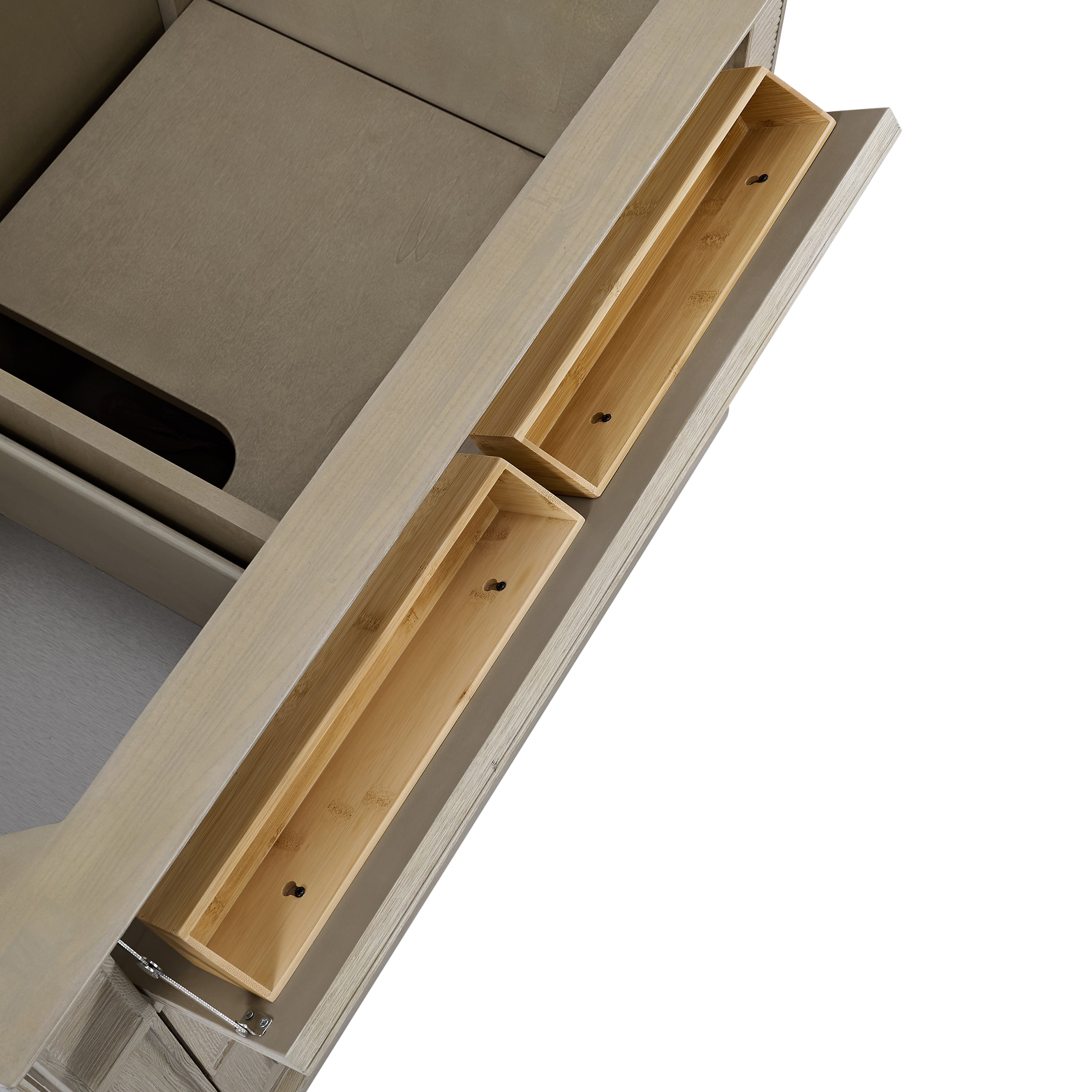 James Martin Lorelai 36" Single Vanity in Whitewashed Oak with 3cm Countertop