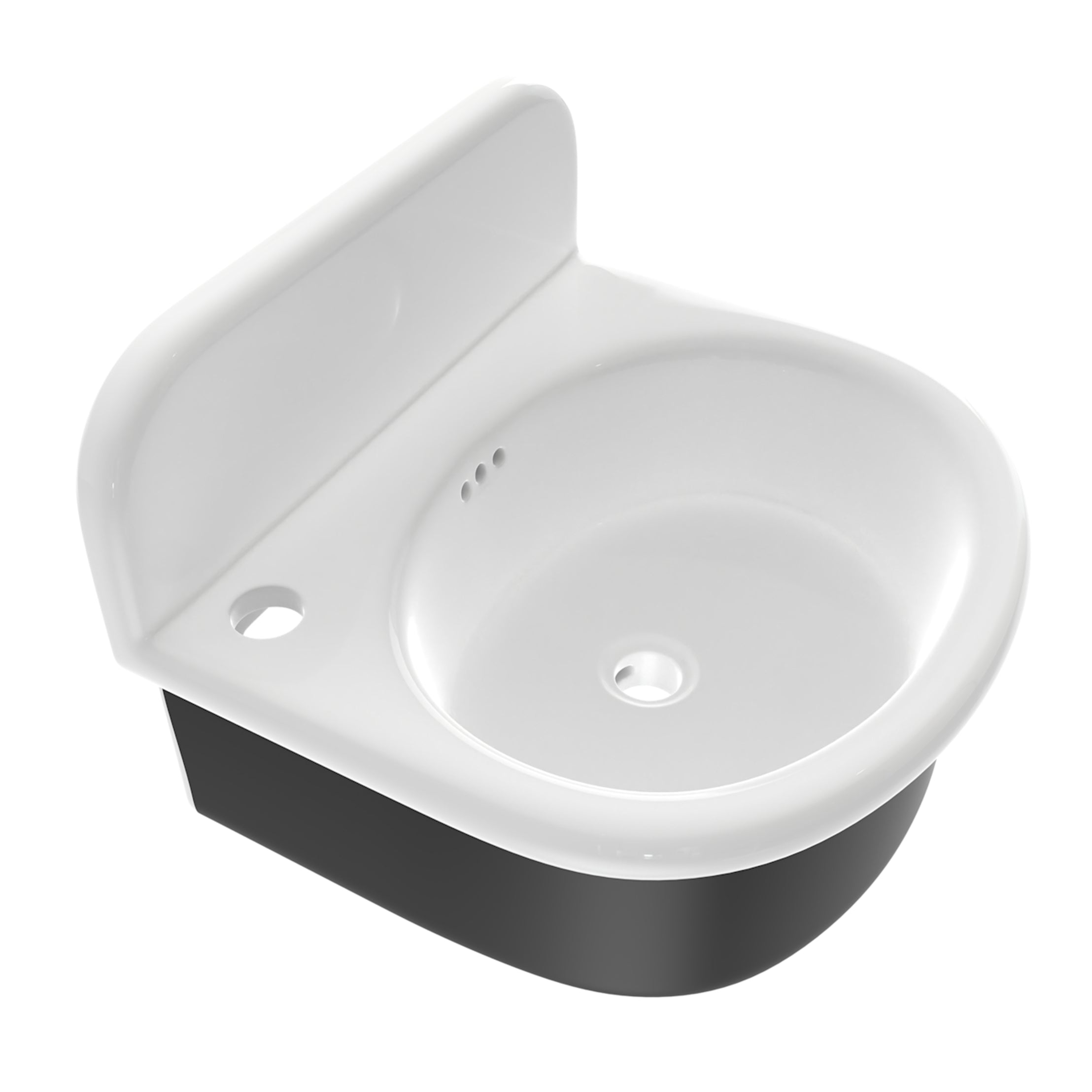 MAIDSTONE Hudson 20 Inch Wall Mounted Bathroom Sink