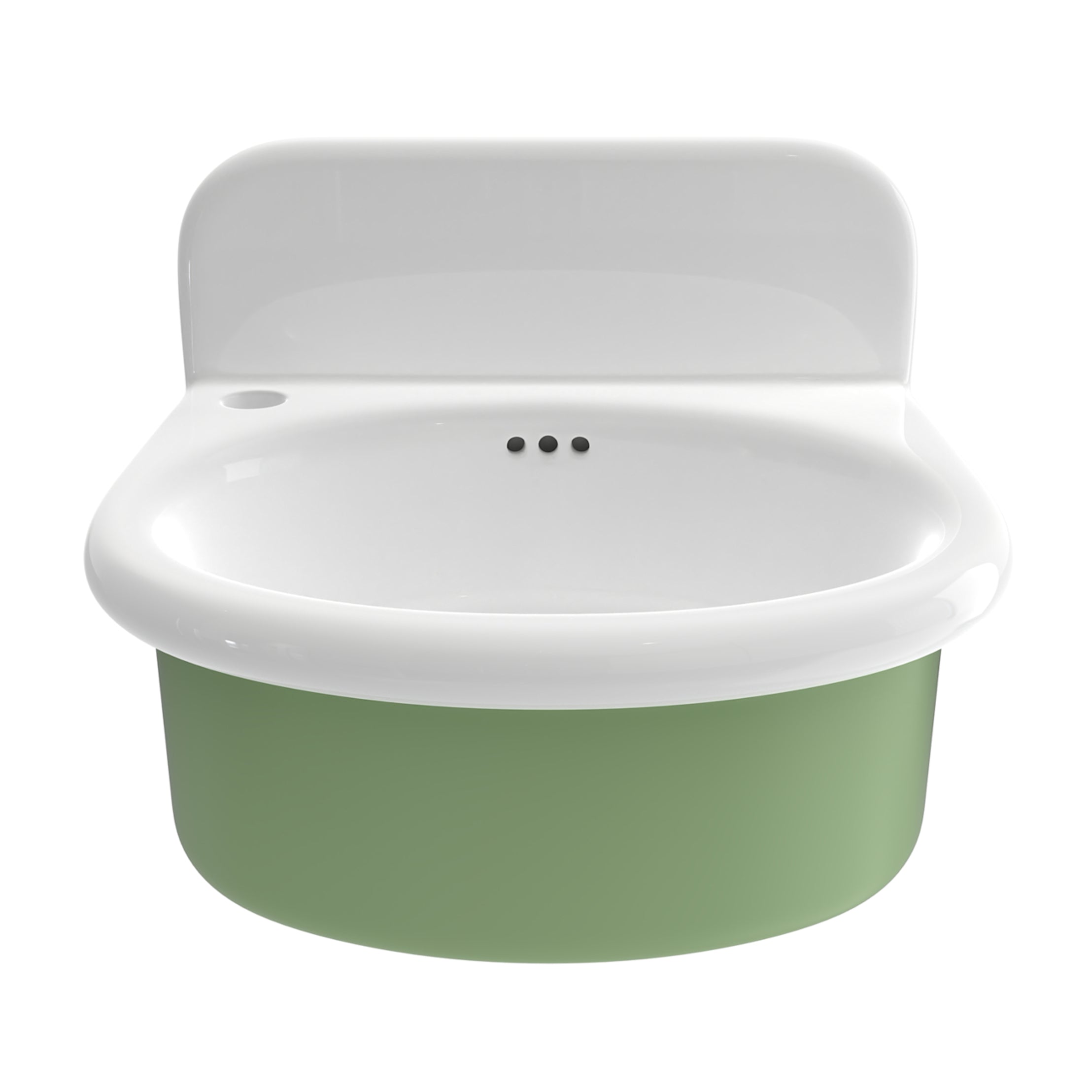 MAIDSTONE Hudson 20 Inch Wall Mounted Bathroom Sink
