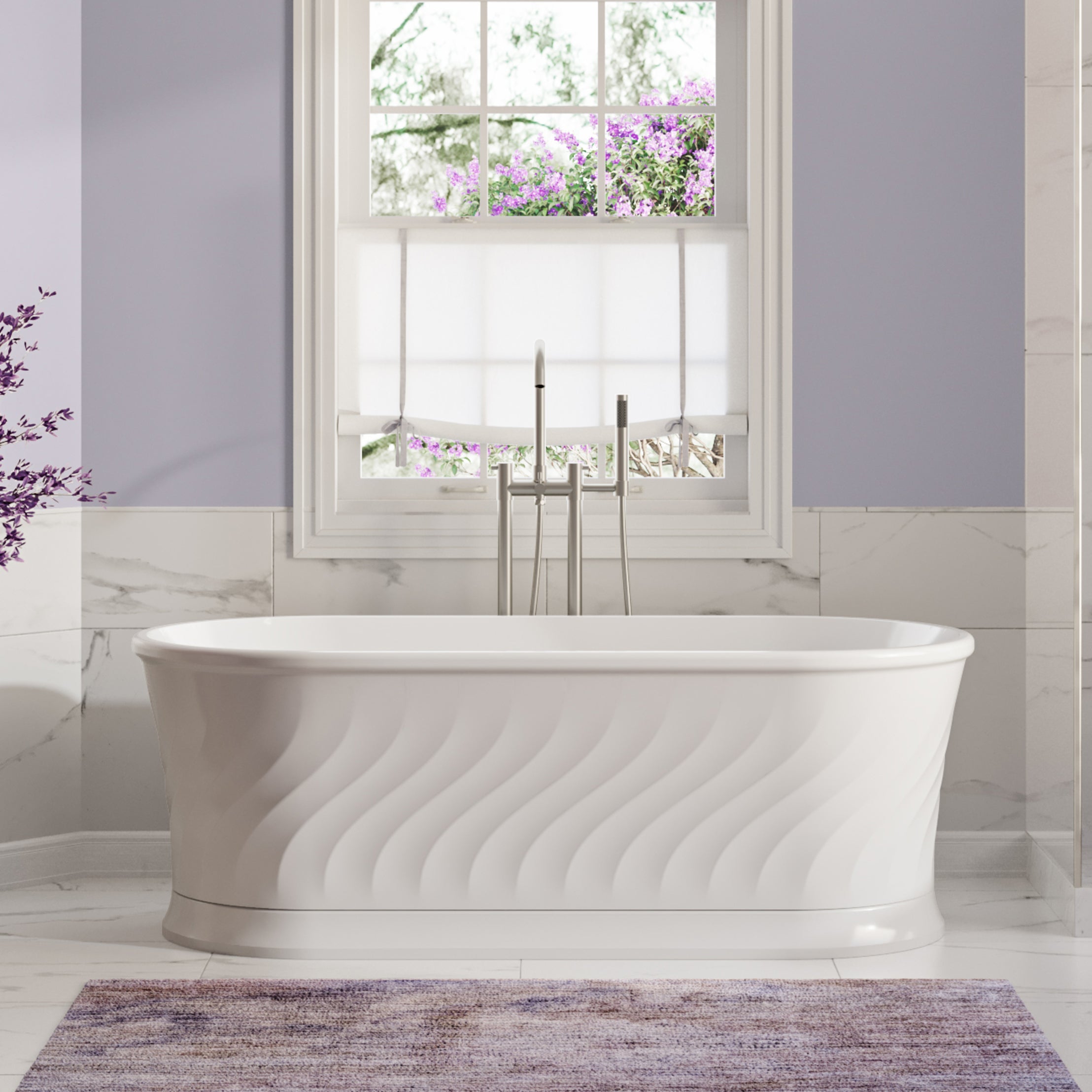 Maidstone Vortelle Acrylic Double Ended Freestanding Tub