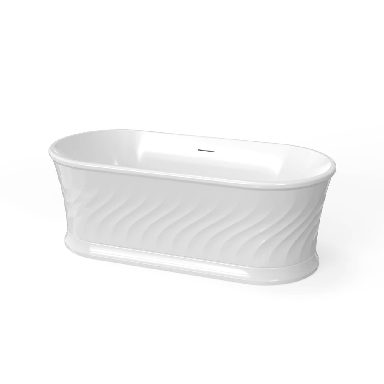 Maidstone Vortelle Acrylic Double Ended Freestanding Tub