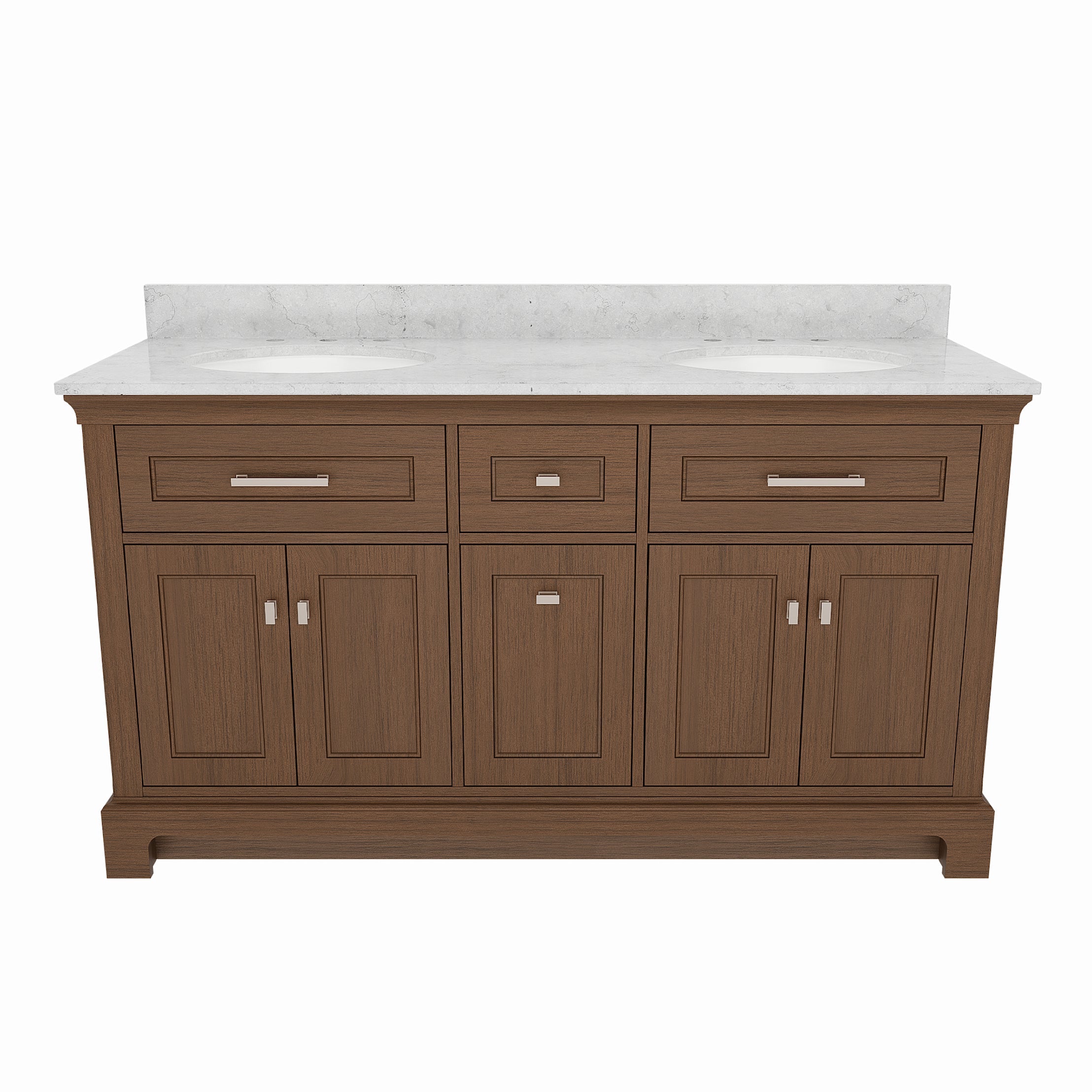 MAIDSTONE Bronson 60 Inch Vanity Base