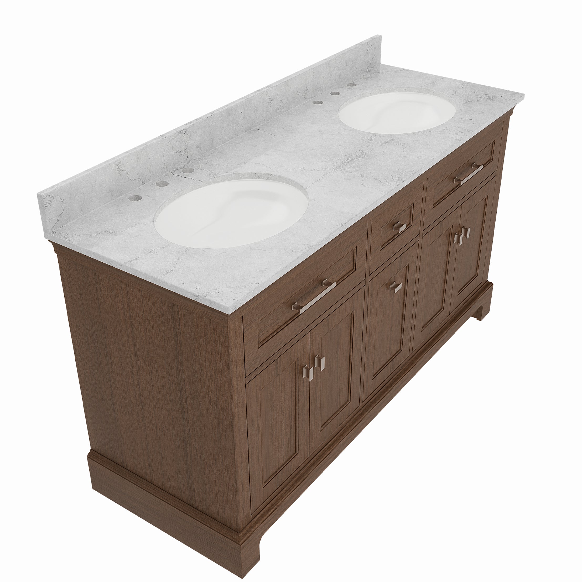 MAIDSTONE Bronson 60 Inch Vanity Base