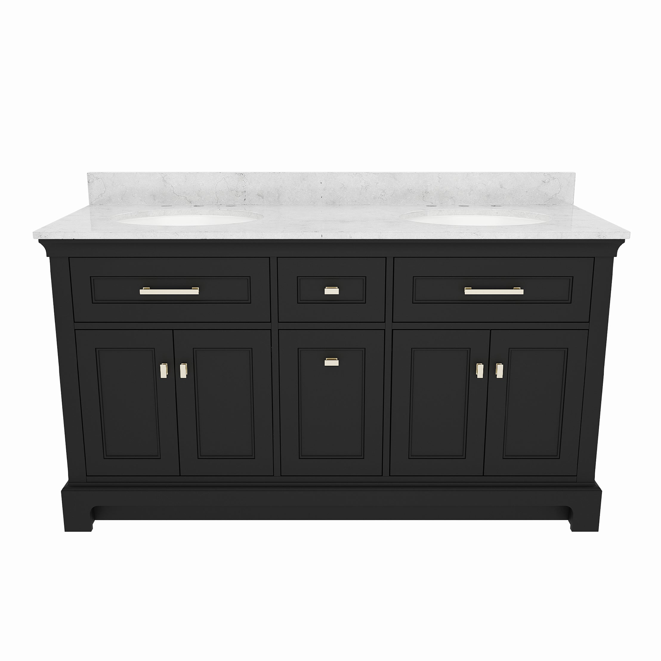 MAIDSTONE Bronson 60 Inch Vanity Base