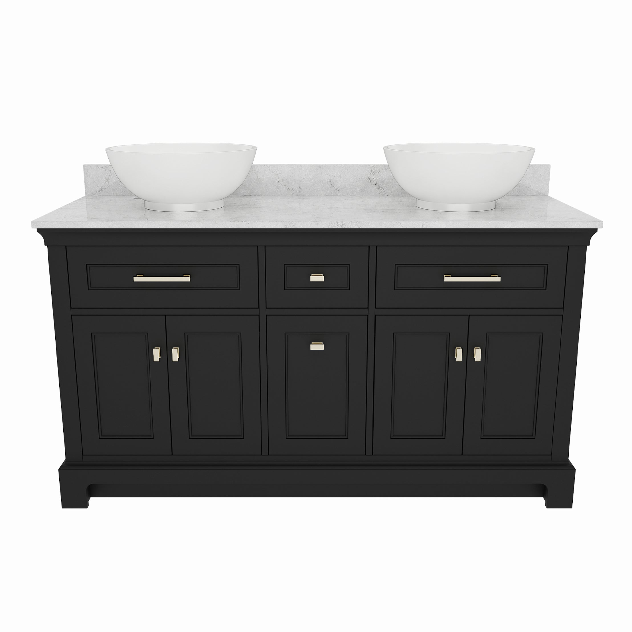 MAIDSTONE Bronson 60 Inch Vanity Base