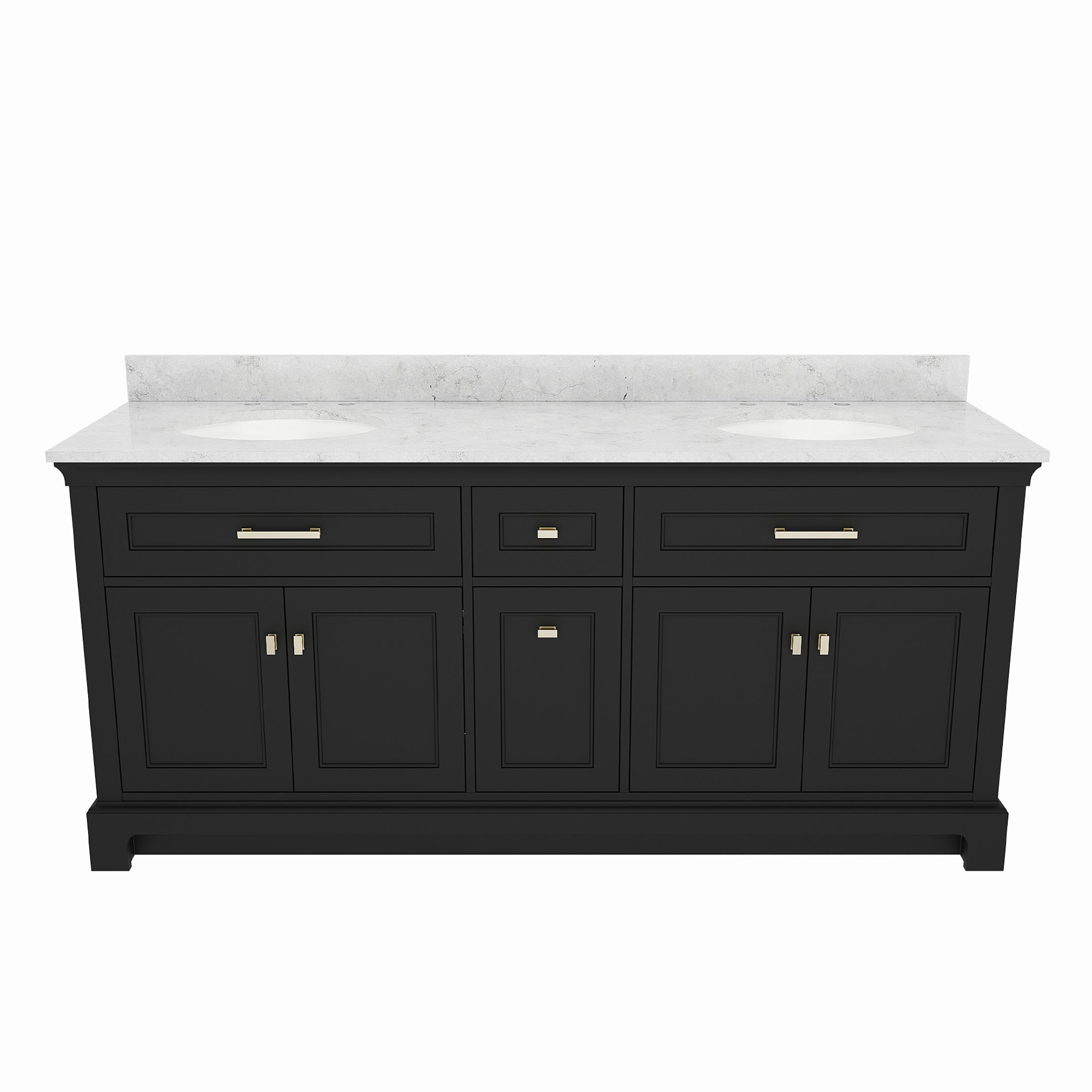 MAIDSTONE Bronson 72 Inch Vanity Base