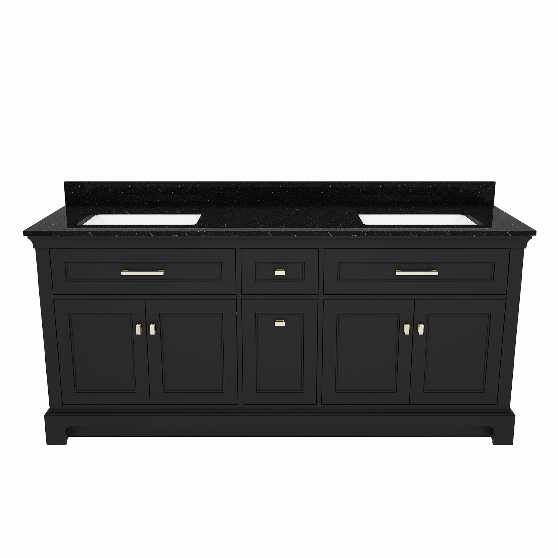 MAIDSTONE Bronson 72 Inch Vanity Base