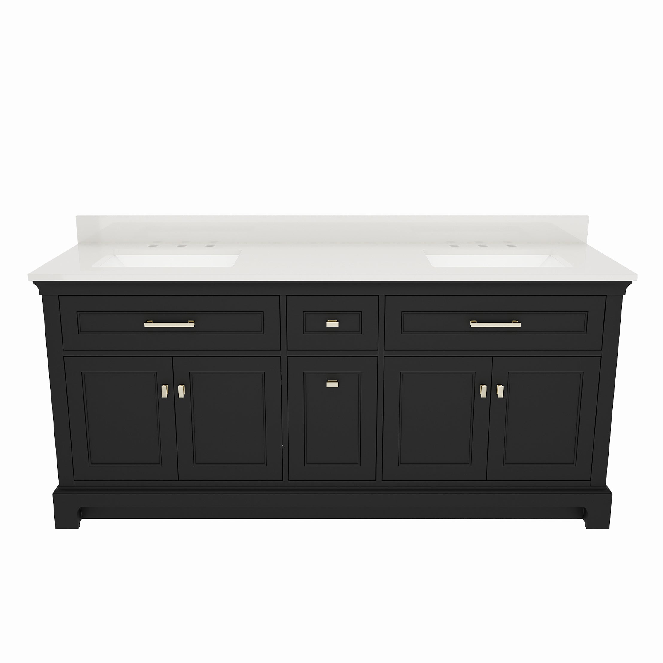 MAIDSTONE Bronson 72 Inch Vanity Base