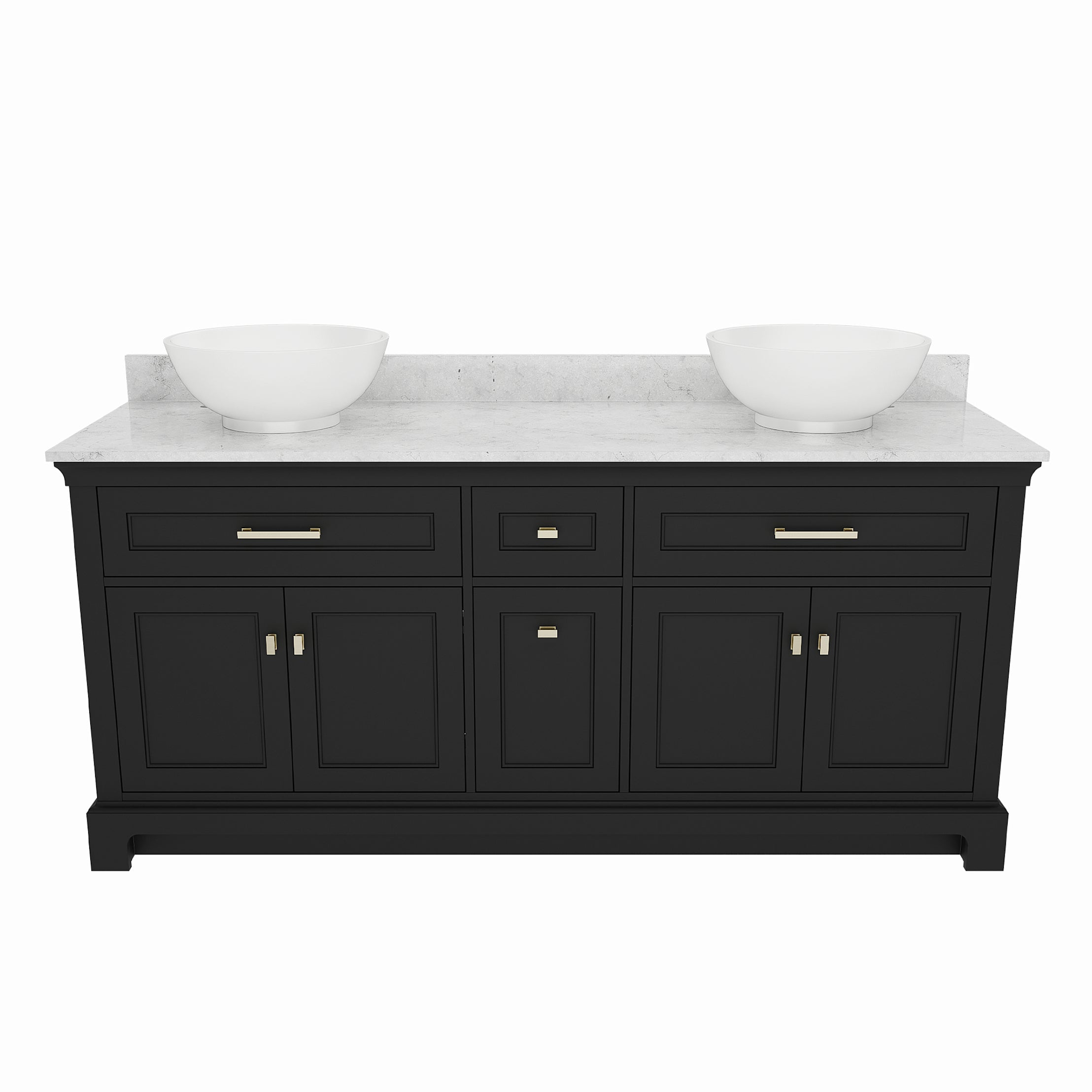 MAIDSTONE Bronson 72 Inch Vanity Base