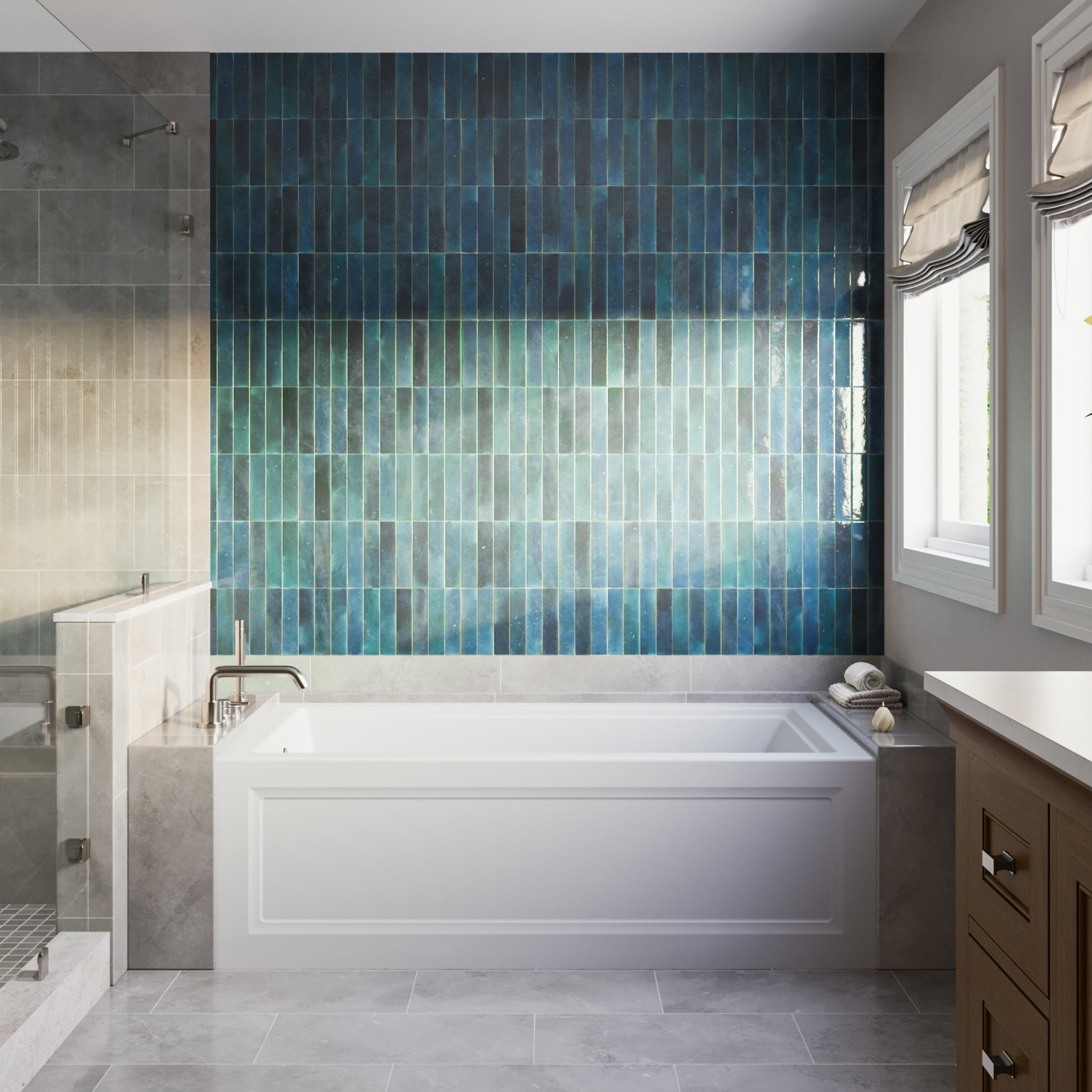 MAIDSTONE Romy Integral Apron Bathtub