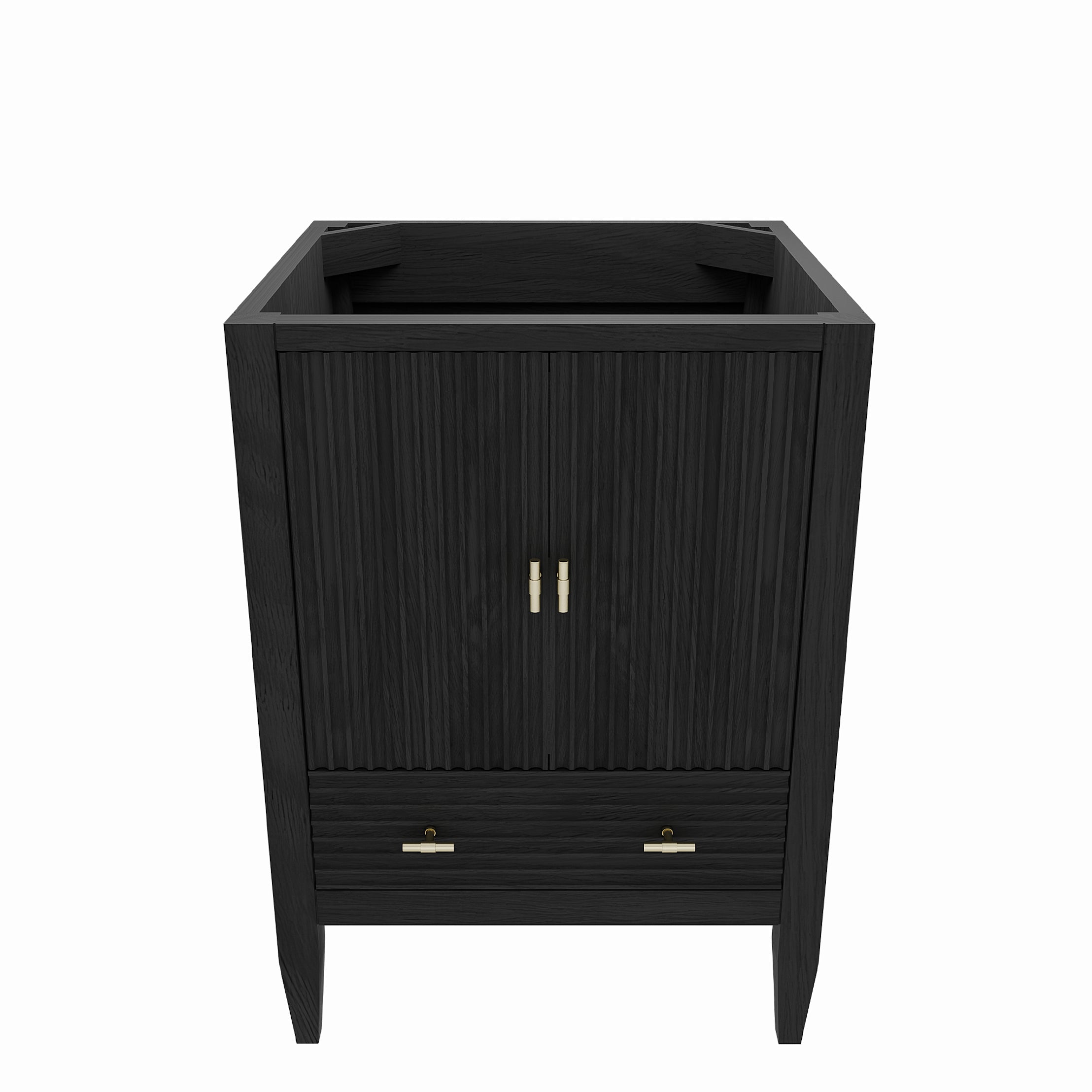 MAIDSTONE Valmont 24 Inch Fluted Vanity Base