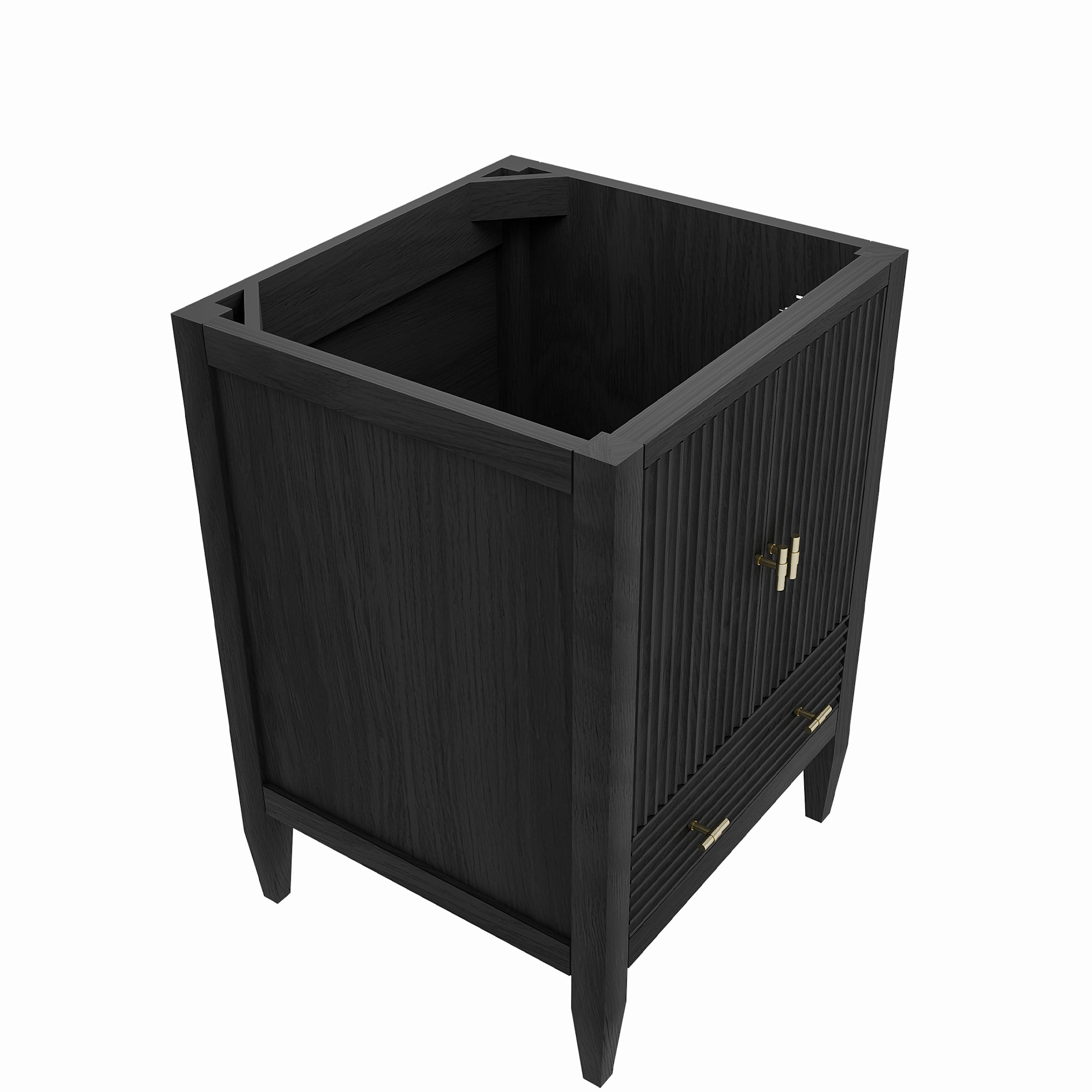 MAIDSTONE Valmont 24 Inch Fluted Vanity Base