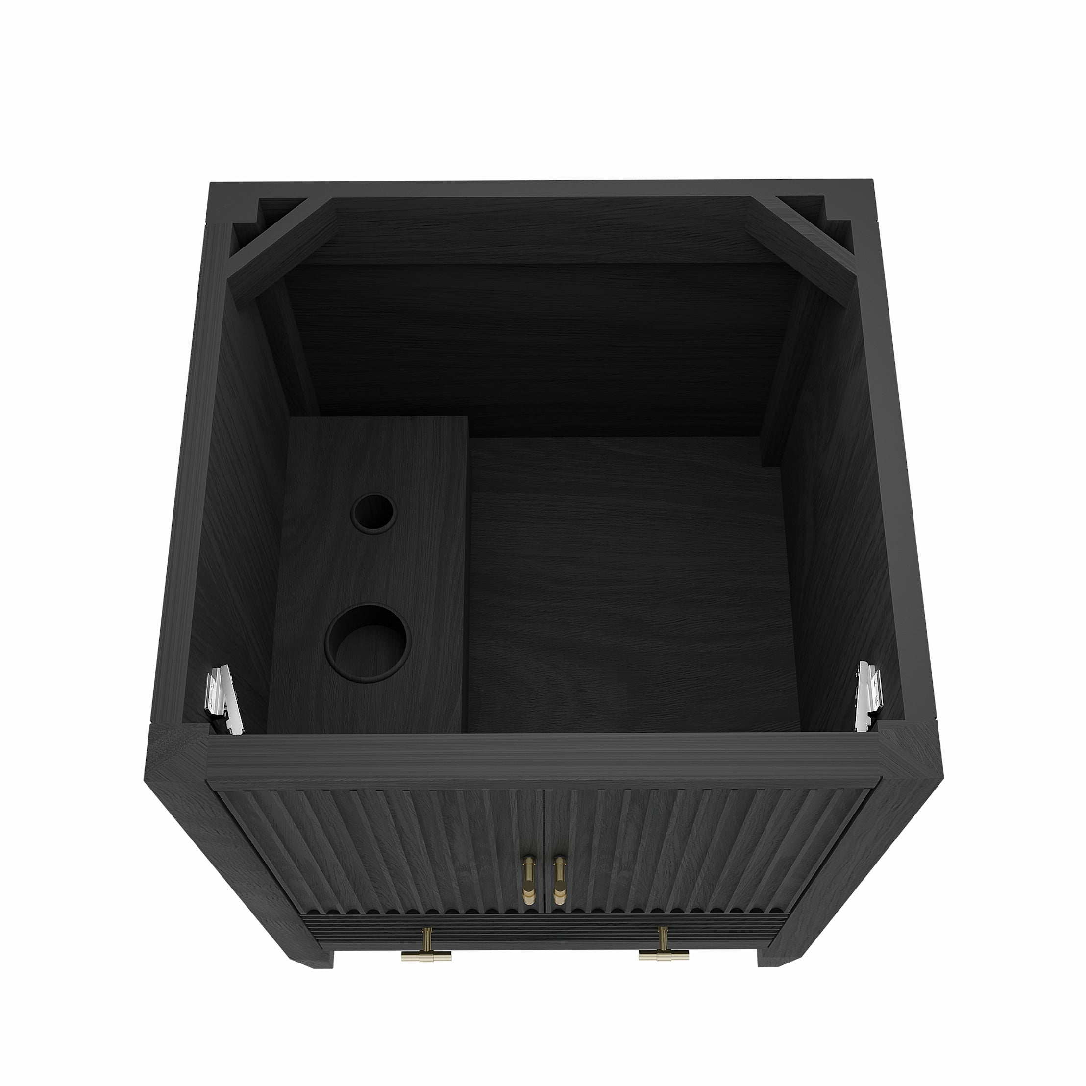 MAIDSTONE Valmont 24 Inch Fluted Vanity Base