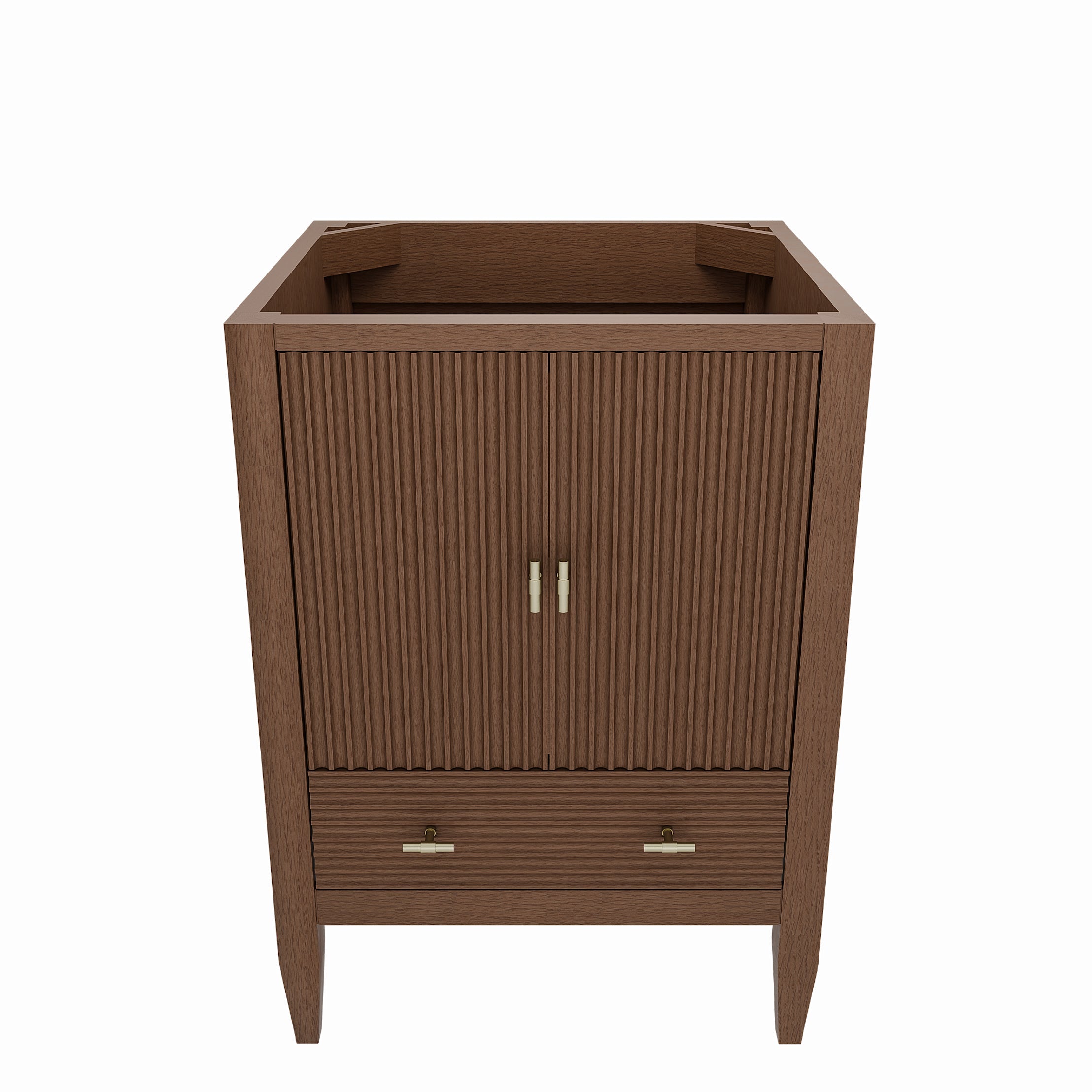 MAIDSTONE Valmont 24 Inch Fluted Vanity Base