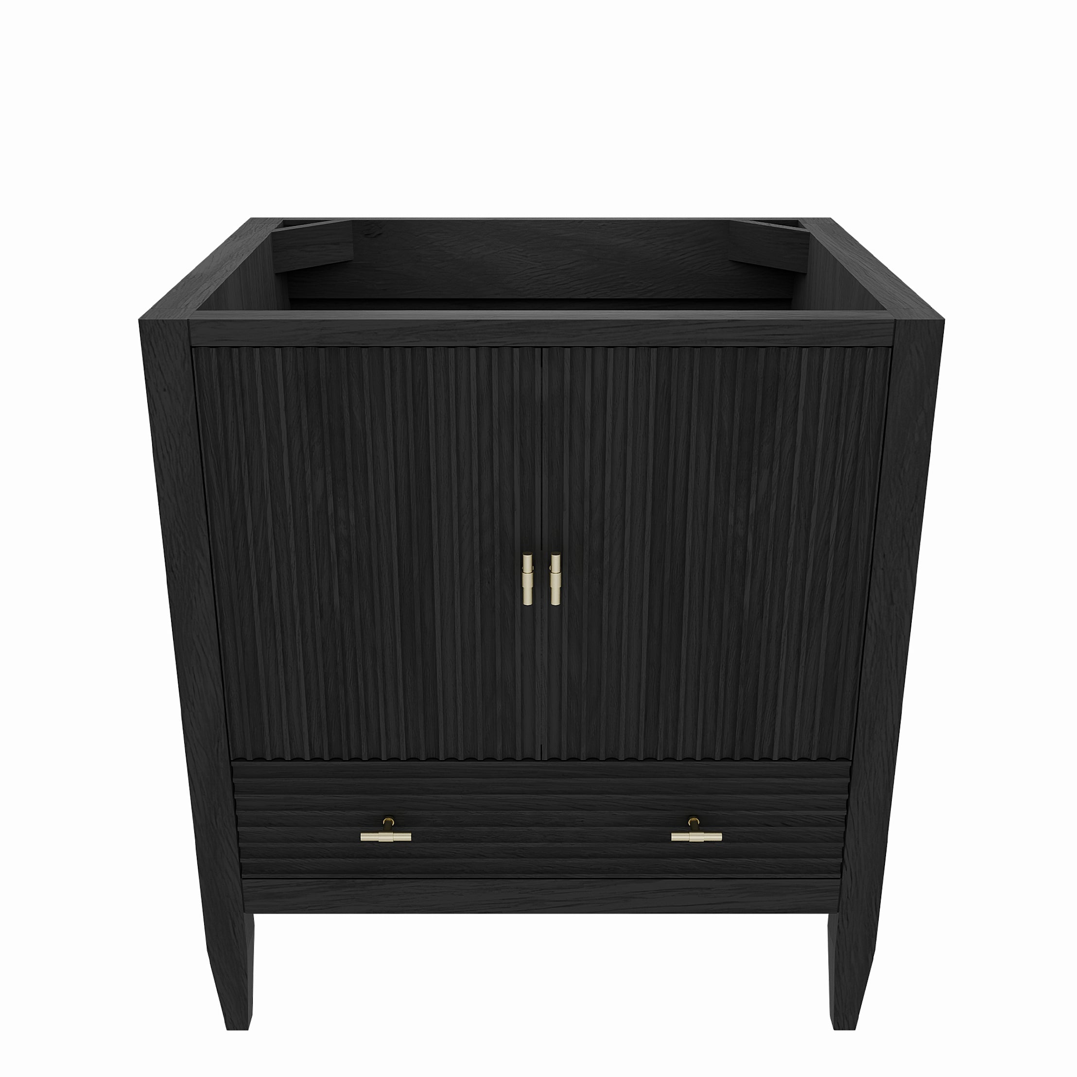 MAIDSTONE Valmont 30 Inch Fluted Vanity Base