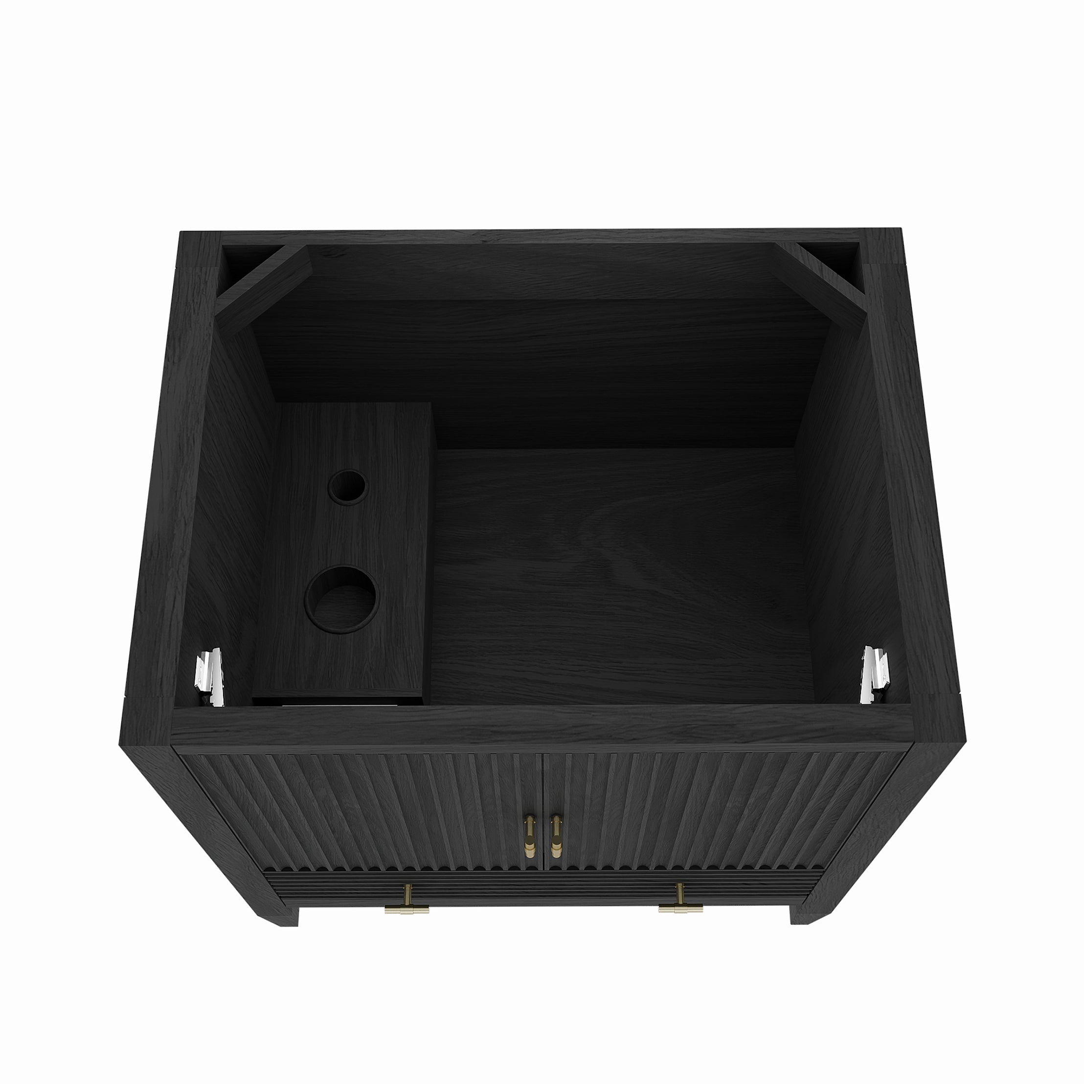 MAIDSTONE Valmont 30 Inch Fluted Vanity Base