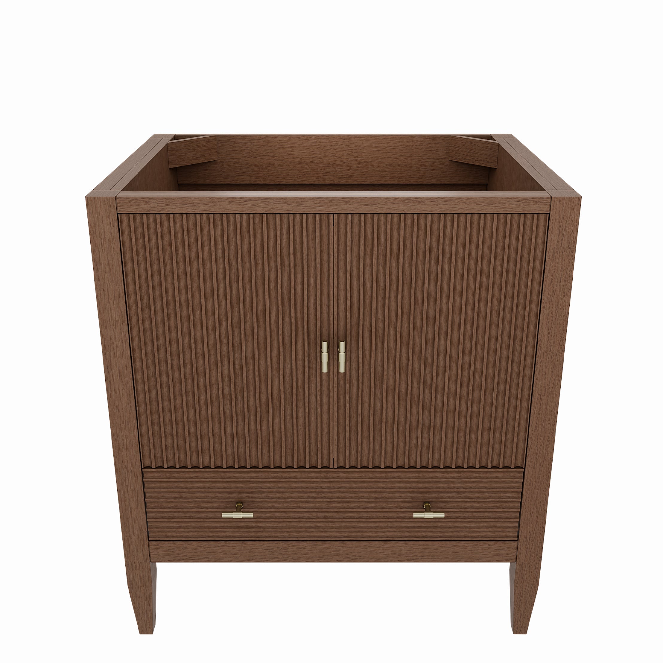 MAIDSTONE Valmont 30 Inch Fluted Vanity Base