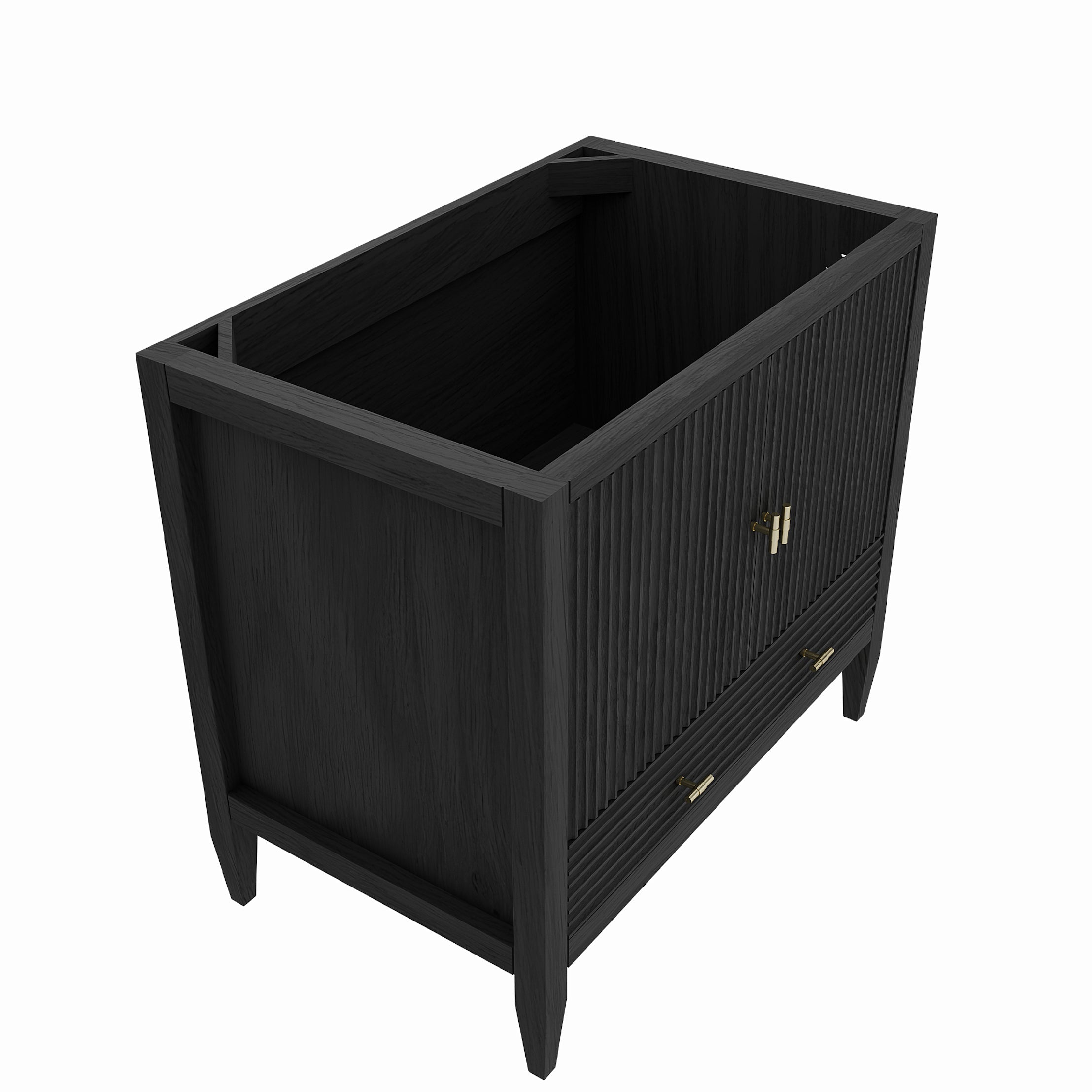 MAIDSTONE Valmont 36 Inch Fluted Vanity Base