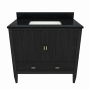 MAIDSTONE Valmont 36 Inch Fluted Vanity Base