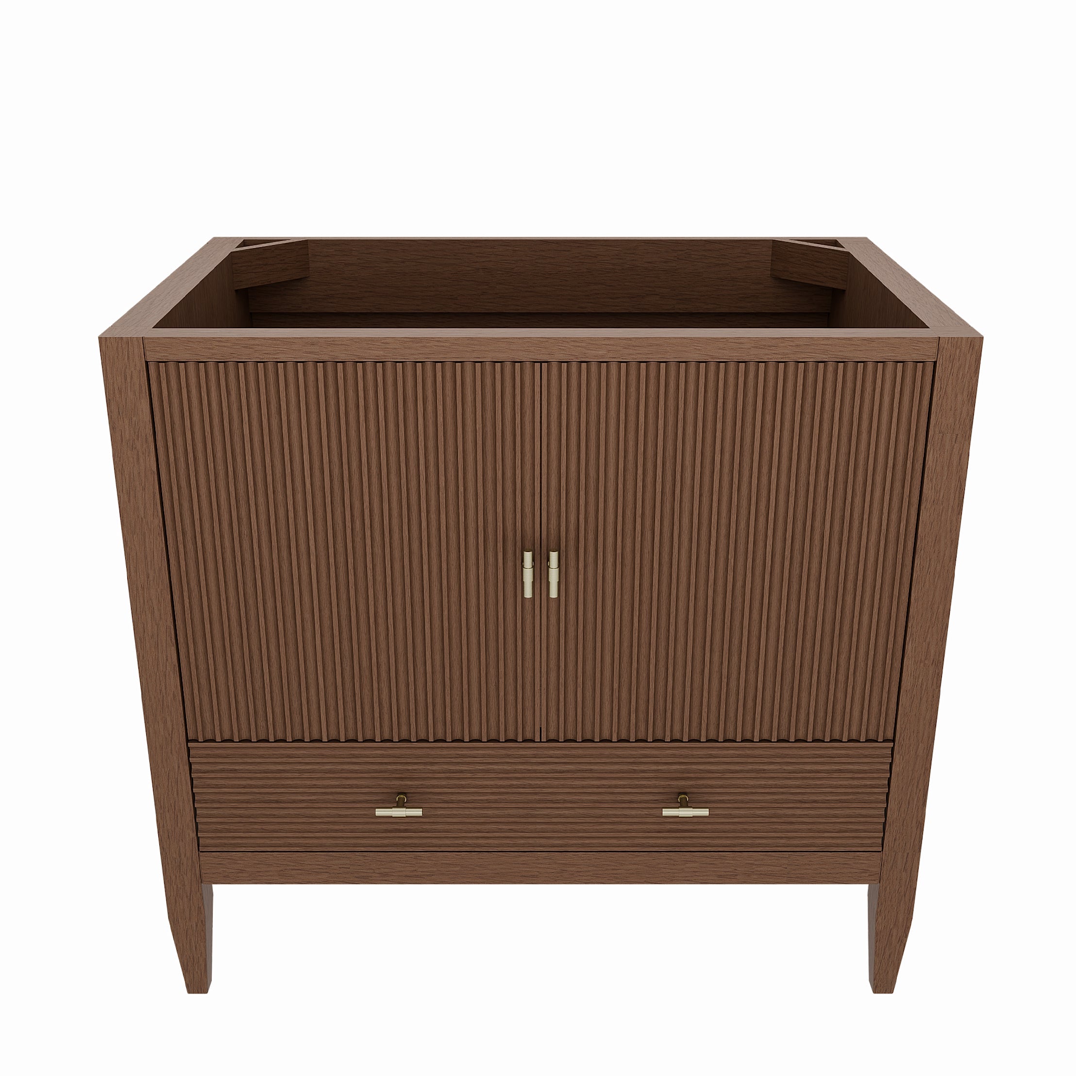 MAIDSTONE Valmont 36 Inch Fluted Vanity Base