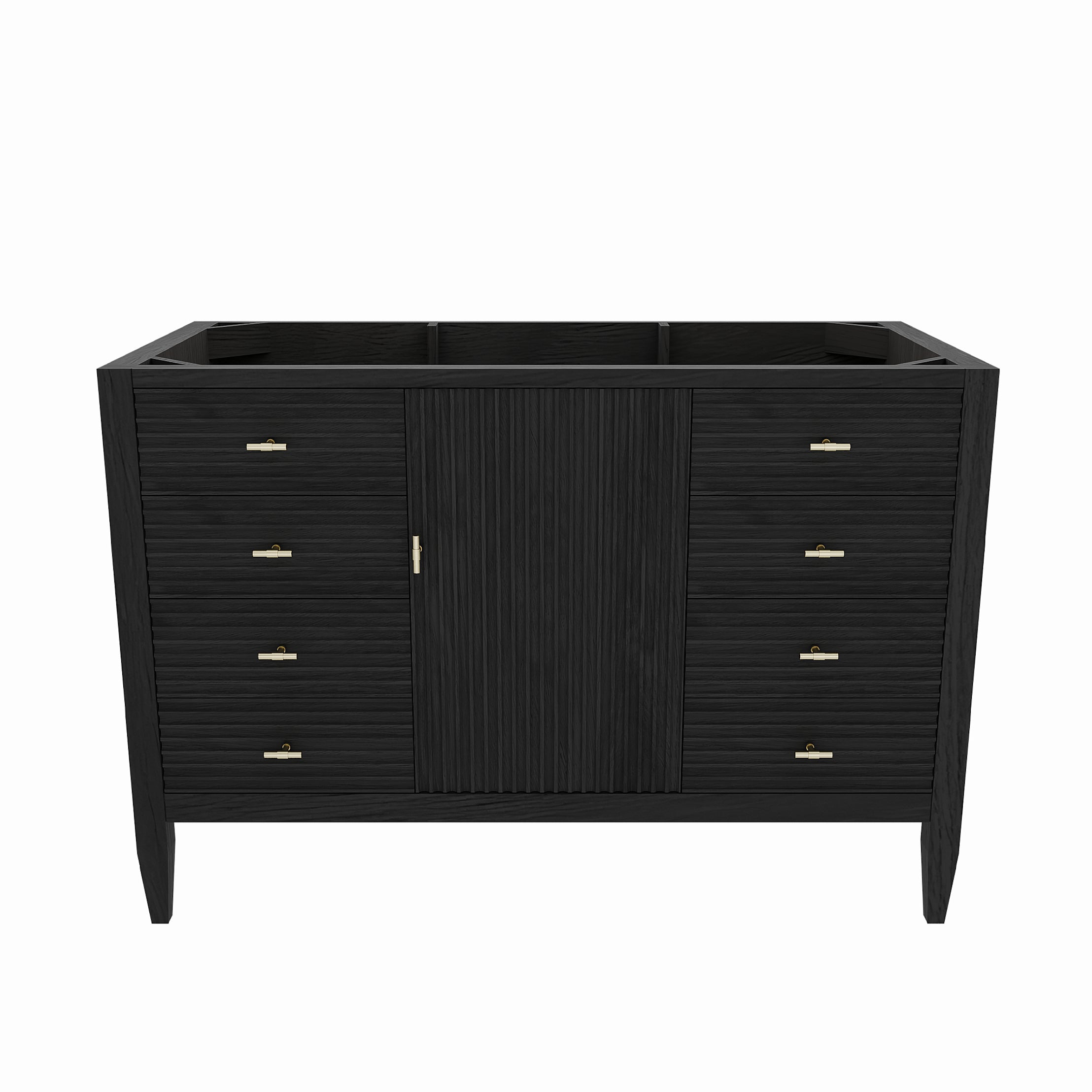 MAIDSTONE Valmont 48 Inch Fluted Vanity Base