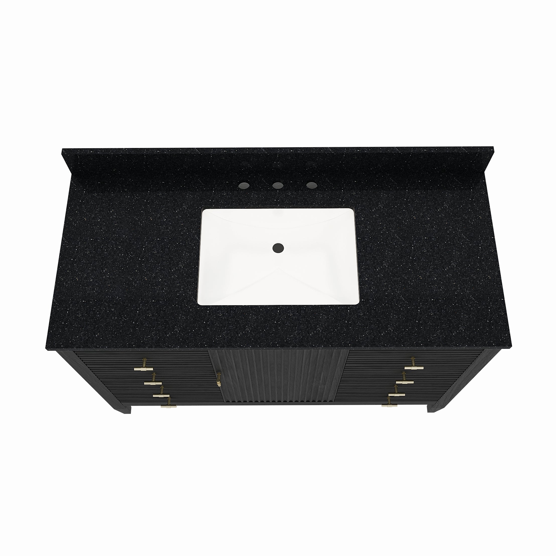 MAIDSTONE Valmont 48 Inch Fluted Vanity Base