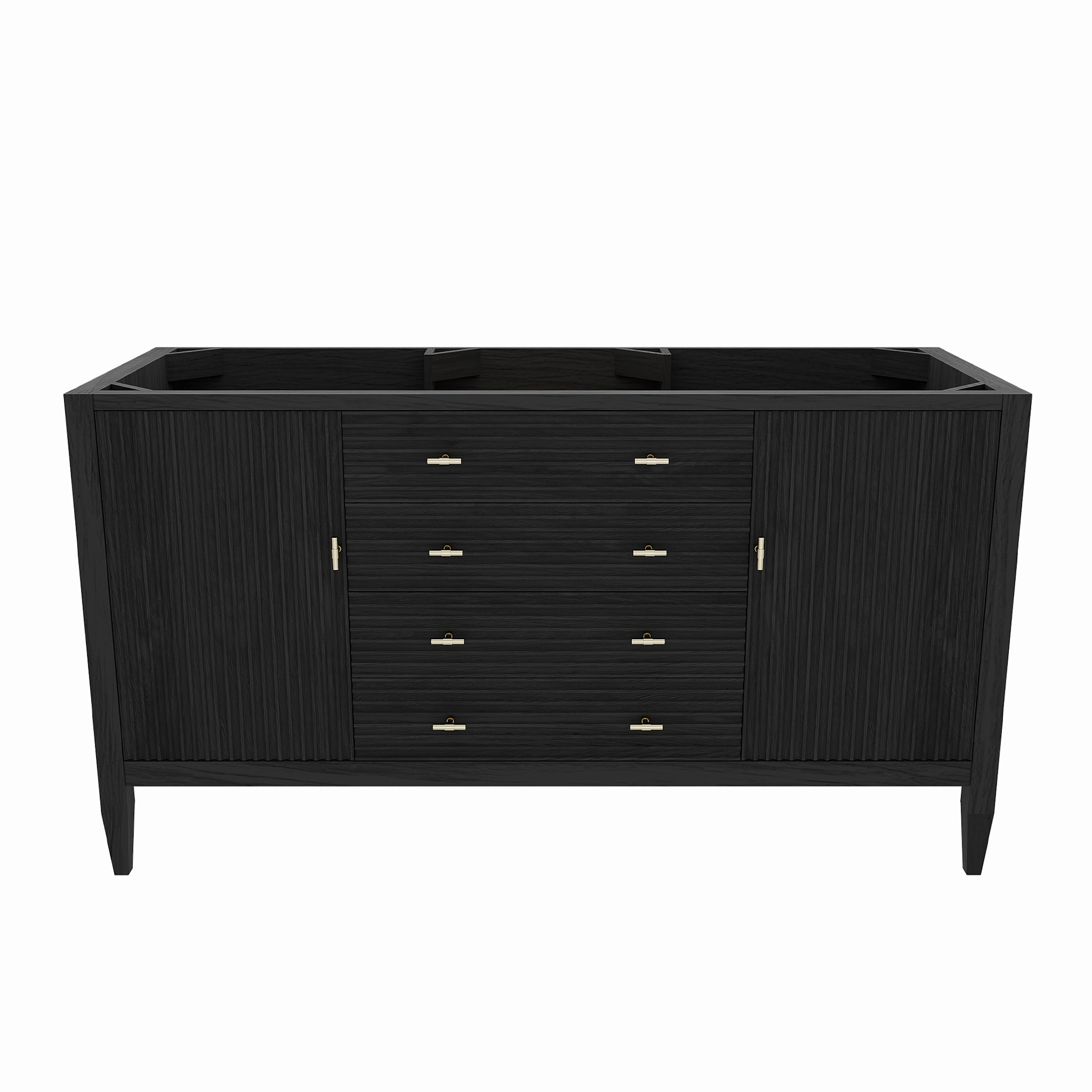 MAIDSTONE Valmont 60 Inch Fluted Vanity Base