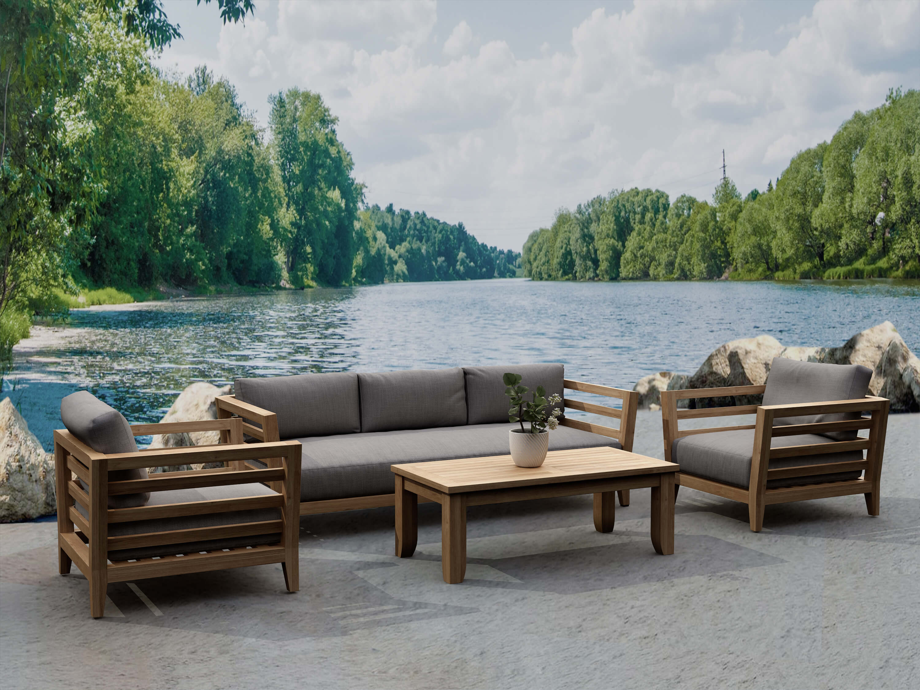 Set-160 Cordoba Deep Seating Set