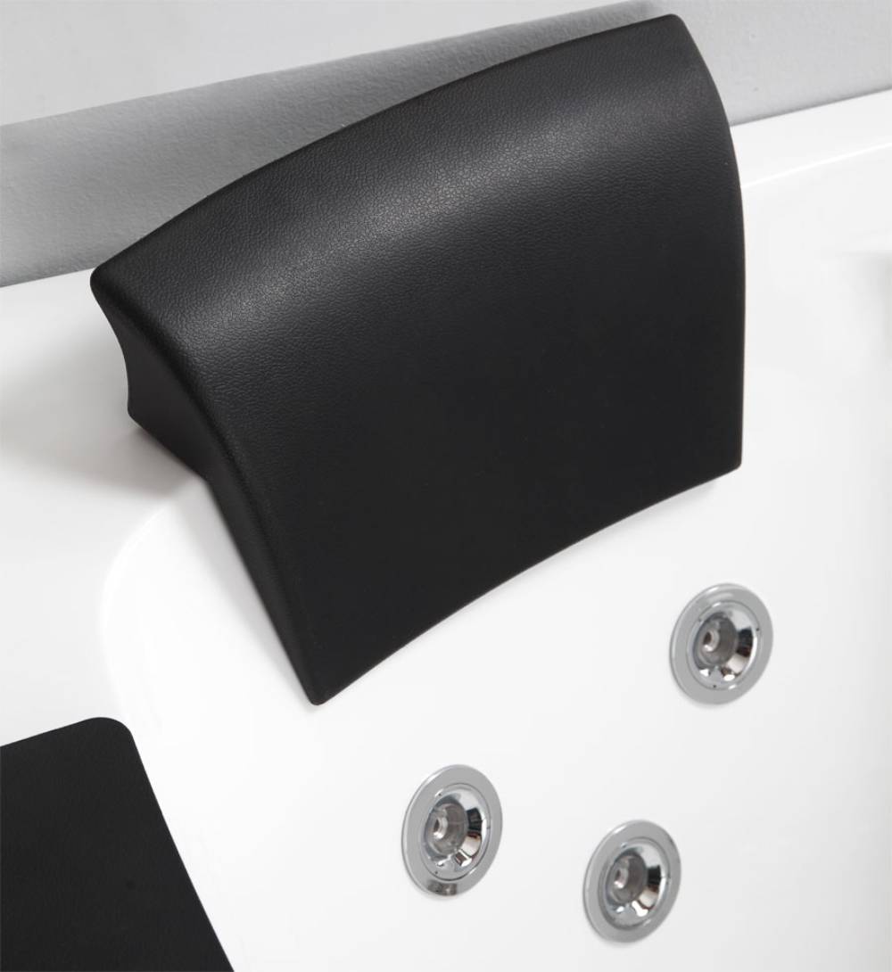 EAGO AM198ETL-R 5′ Acrylic Whirlpool Corner Bathtub with Glass Front