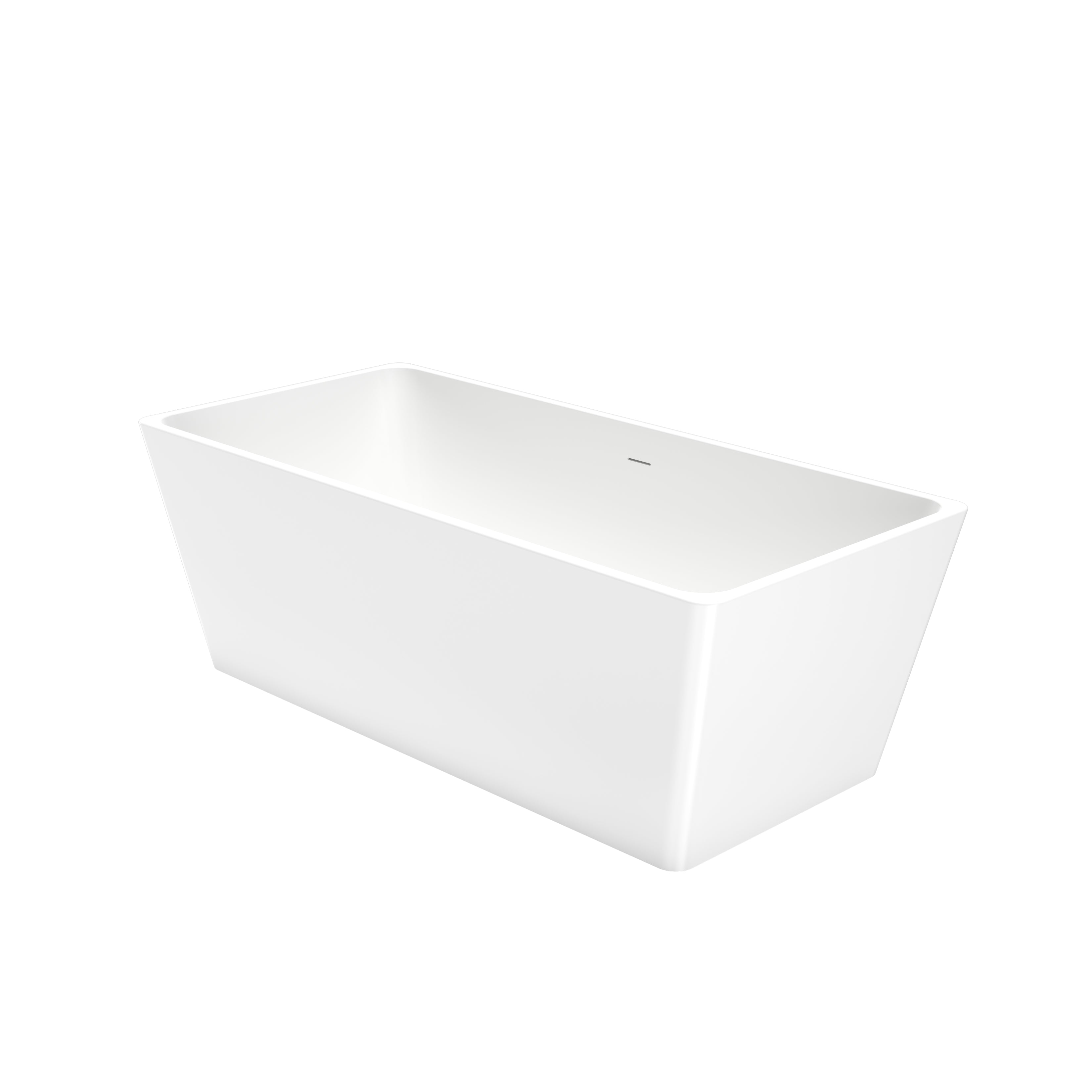Maax Nakuru 67 x 31 Acrylic Freestanding Rectangular Center Drain Bathtub