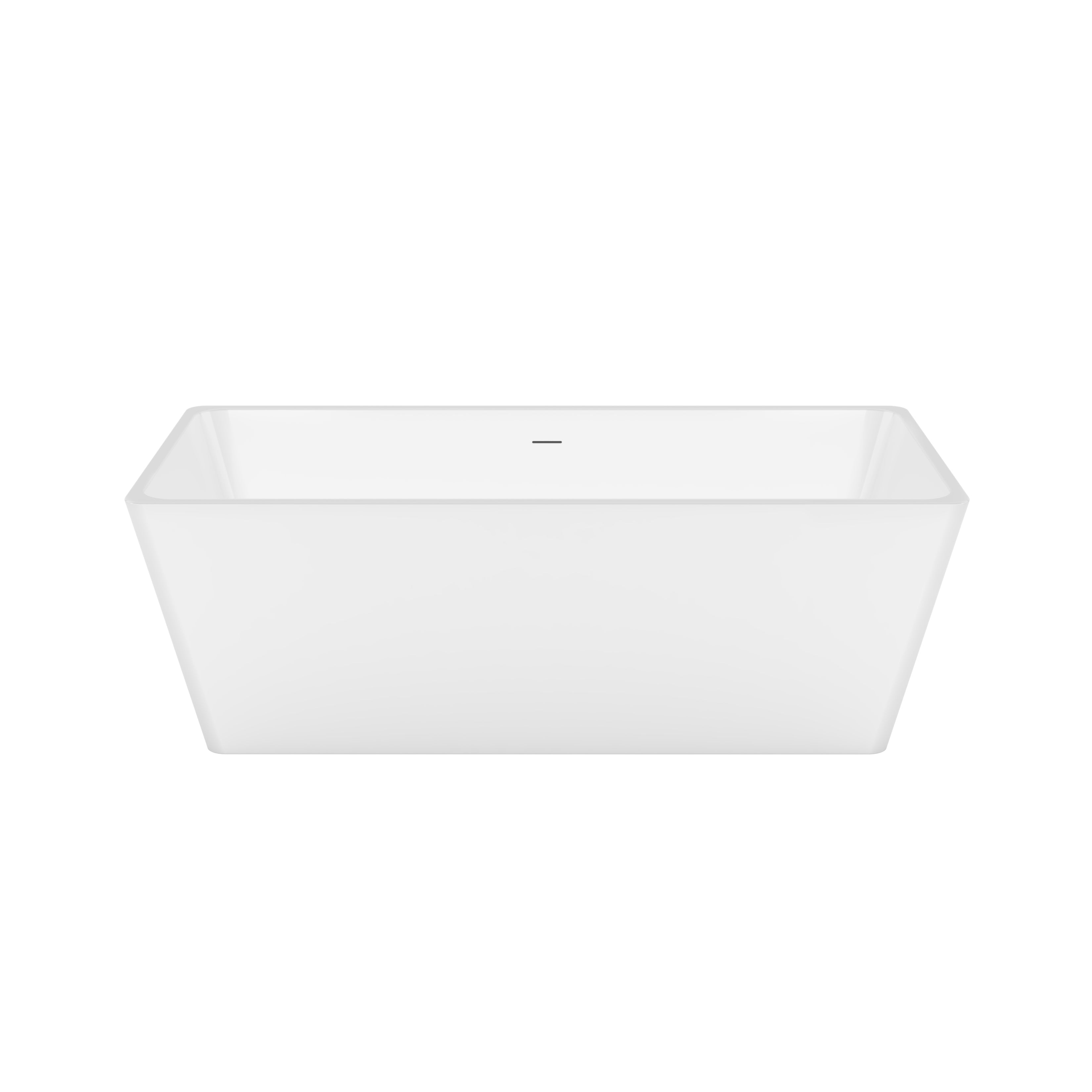 Maax Nakuru 67 x 31 Acrylic Freestanding Rectangular Center Drain Bathtub