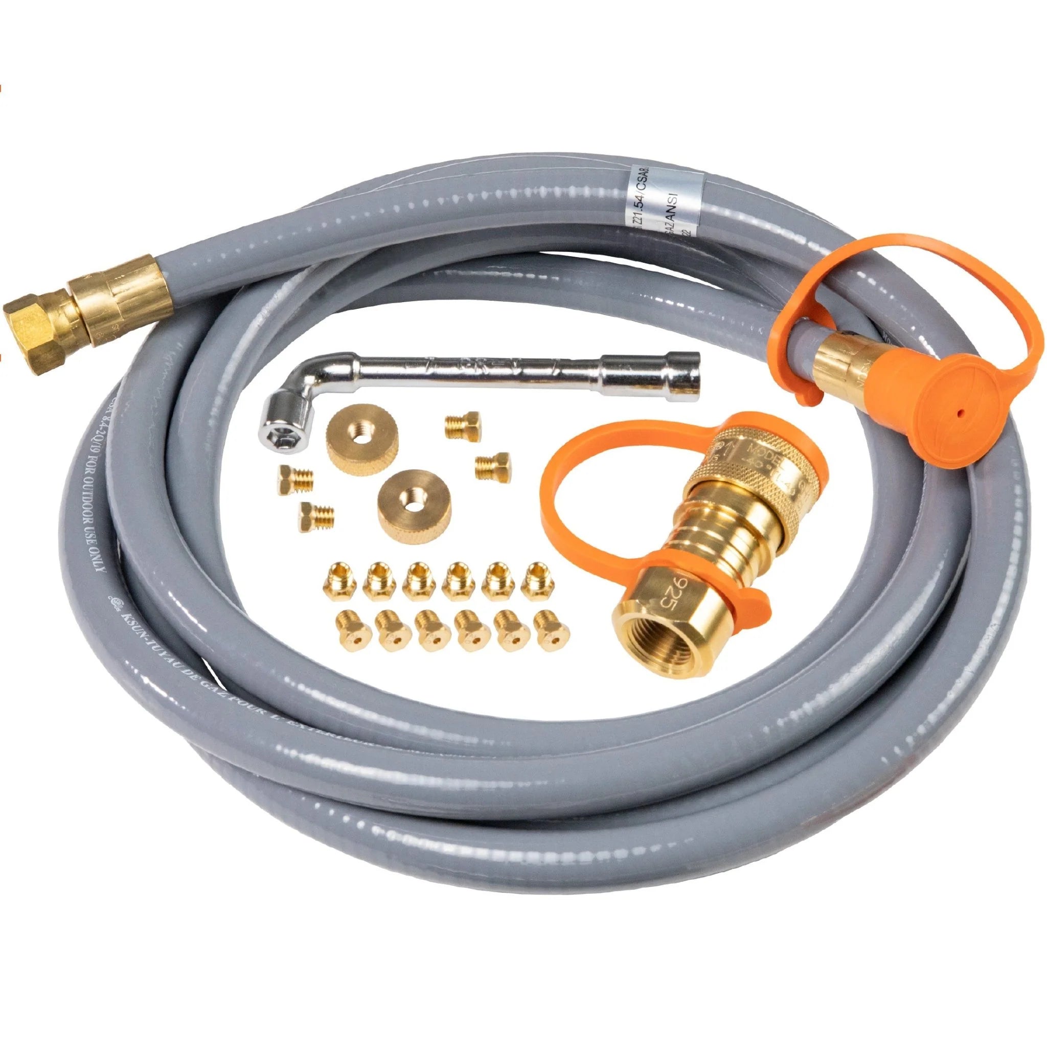 Blackstone 5249 Natural Gas Conversion Kit – 10 FT Hose, Orifices & Wrench Included