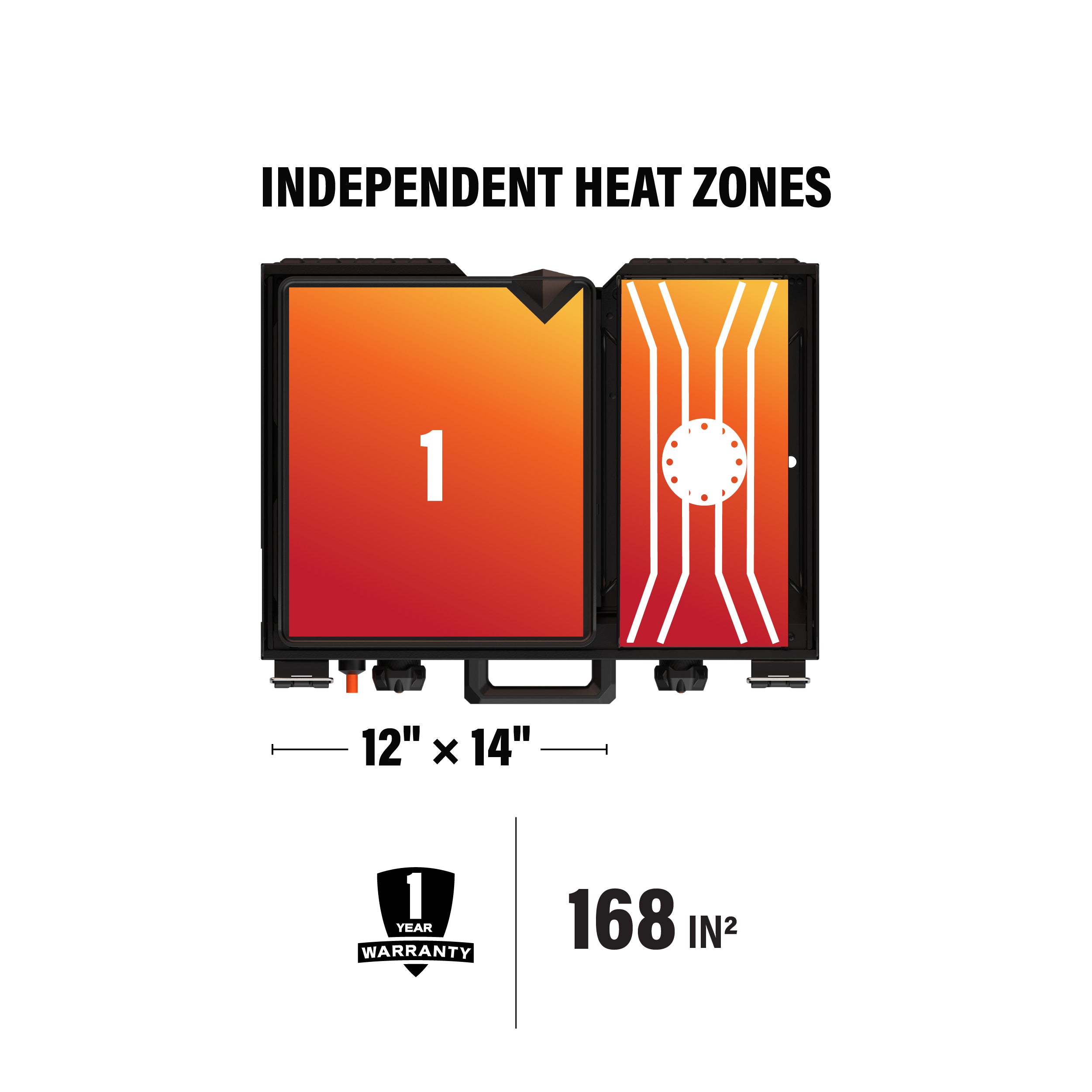Blackstone 2364 - 12x14" Camping Griddle and Side Burner