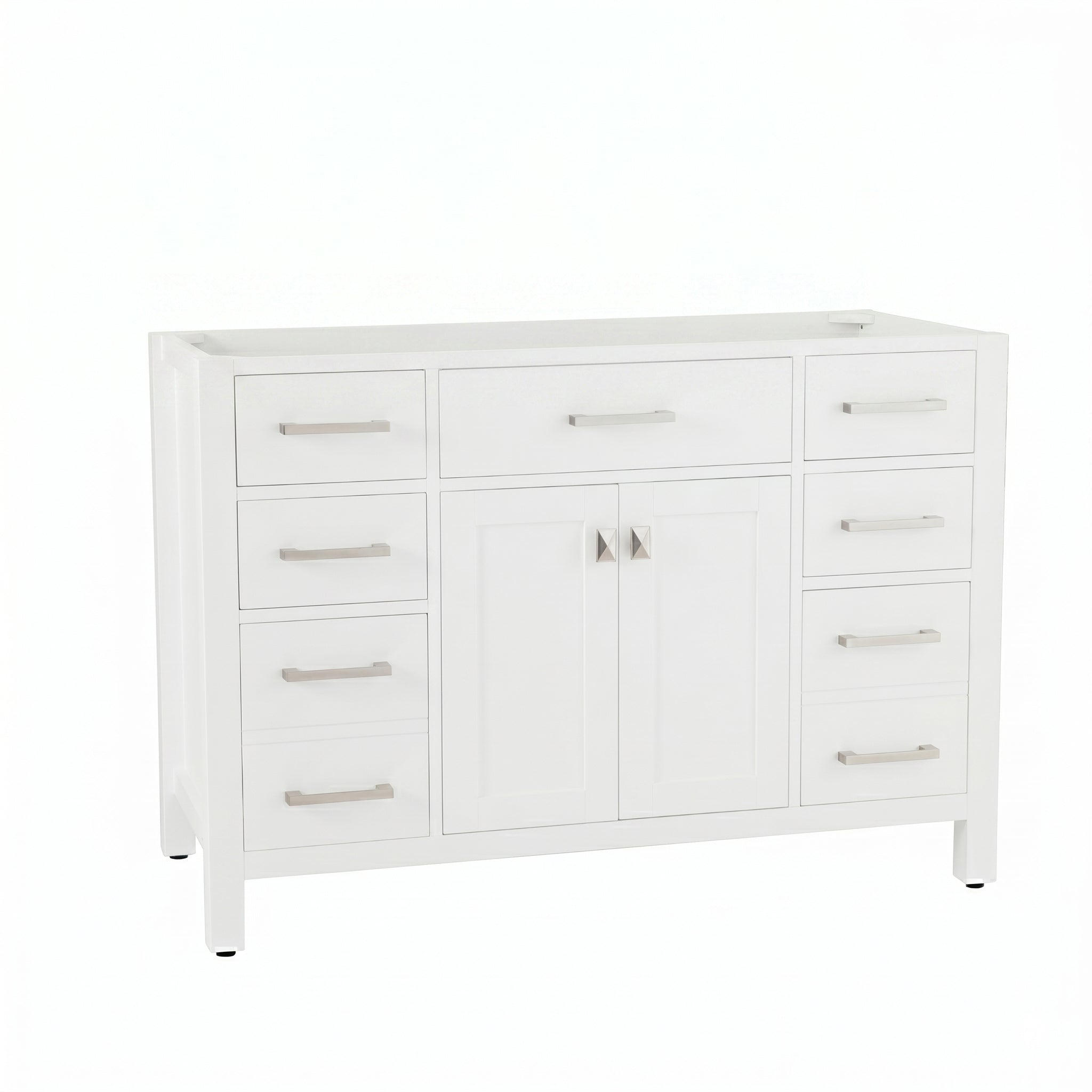 MAIDSTONE Neeson 48 Inch Oak and Birch Vanity