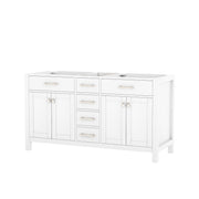 MAIDSTONE Neeson 60 Inch Oak and Birch Console Vanity