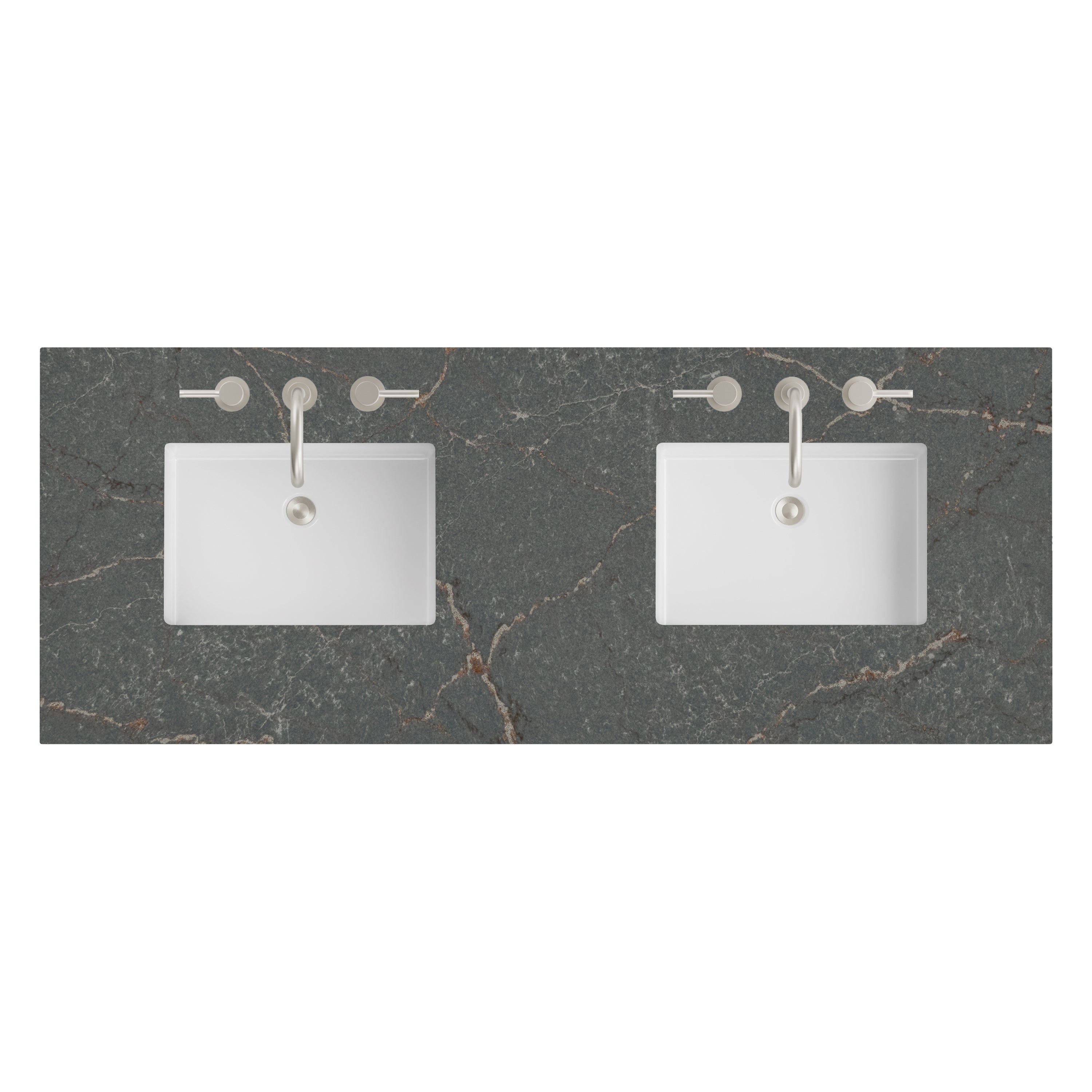 James Martin 60" Double Top with Sink, 3cm