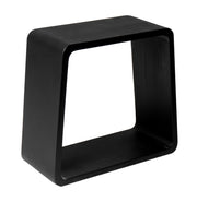 ALFI brand  ABST55BM Black Matte Solid Surface Resin Bathroom / Shower Stool