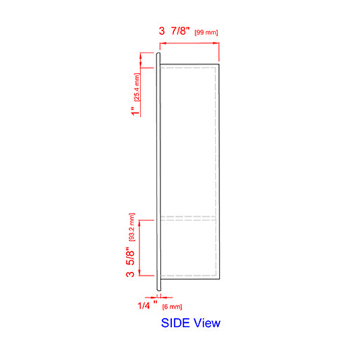 Double Shelf Recessed Niche in Designer White