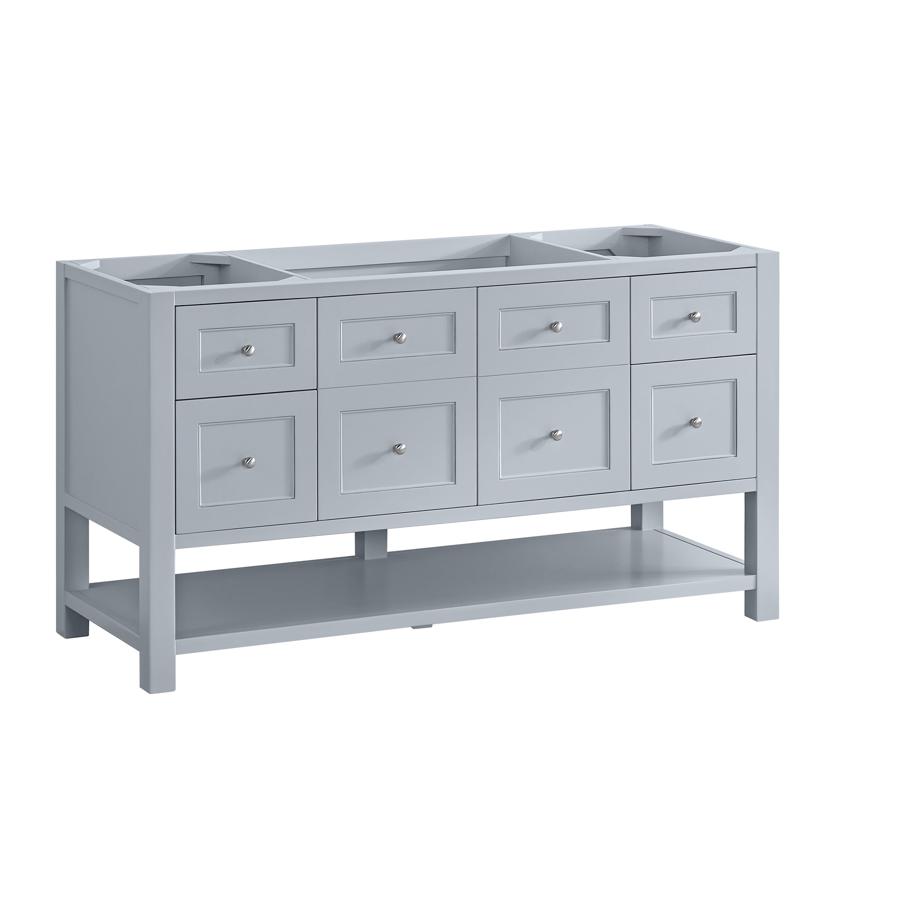 James Martin Breckenridge 60" Double Vanity in Serenity Blue with 3cm Countertop