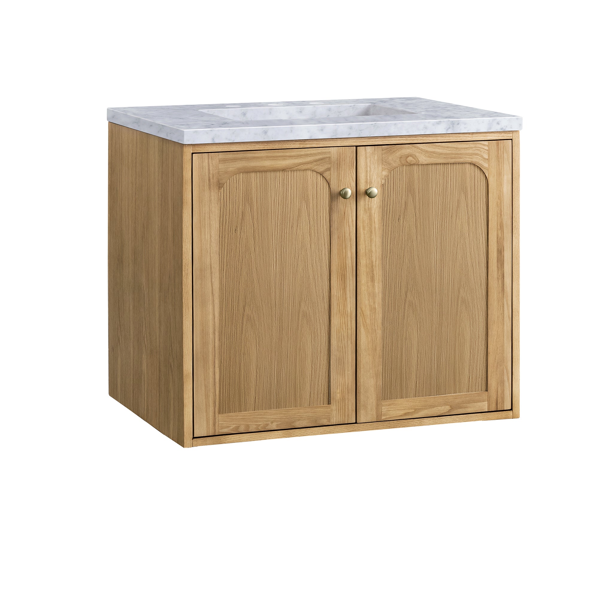 James Martin Laurent 30" Single Vanity in Light Natural Oak with 3cm Countertop