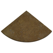 9x9 Noche Travertine Corner Shelf Honed Tile