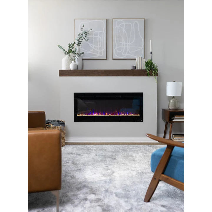 Touchstone Sideline® 50 Recessed Smart Electric Fireplace with Heat – 80004